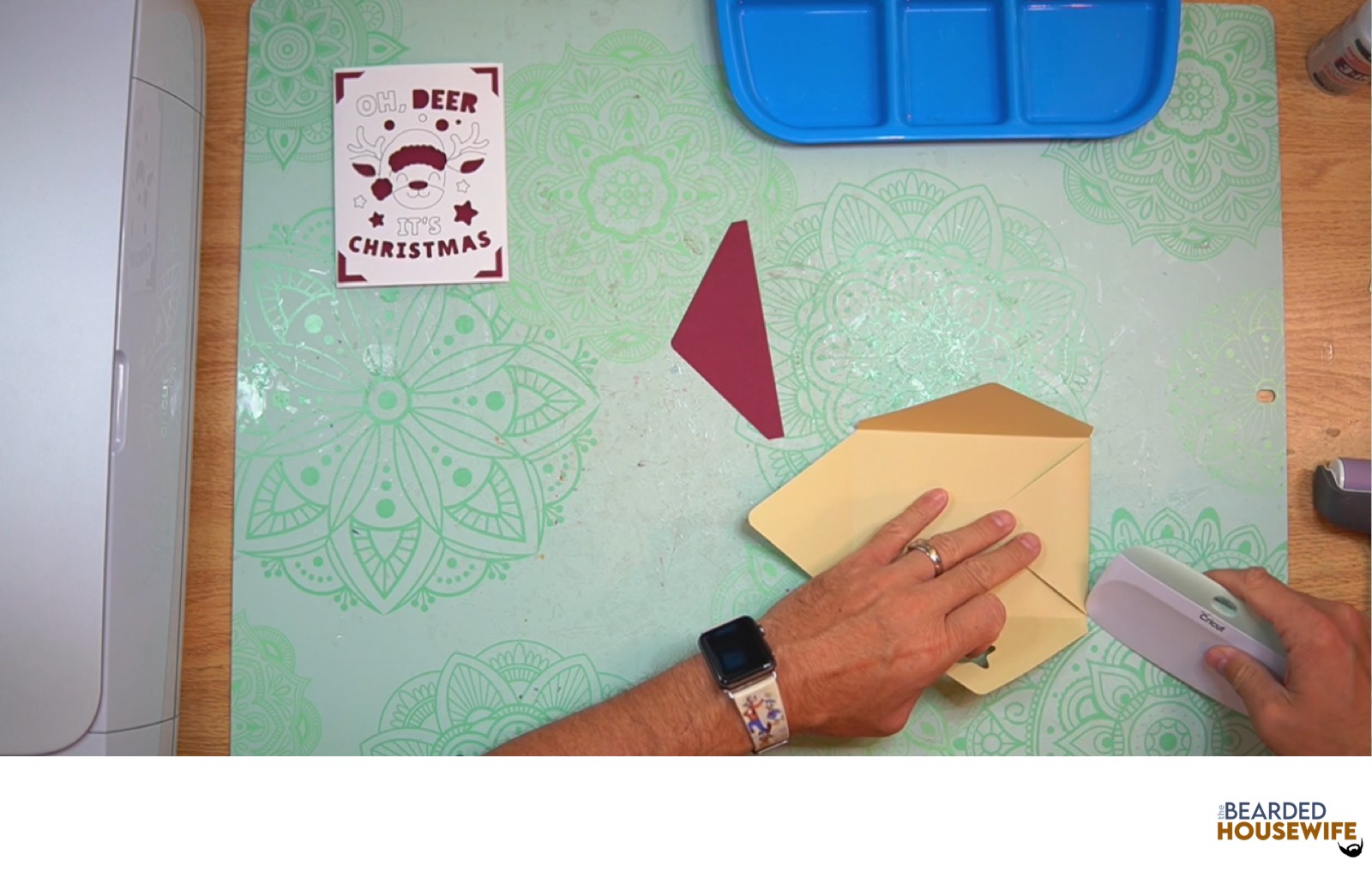 burnish with your scraper