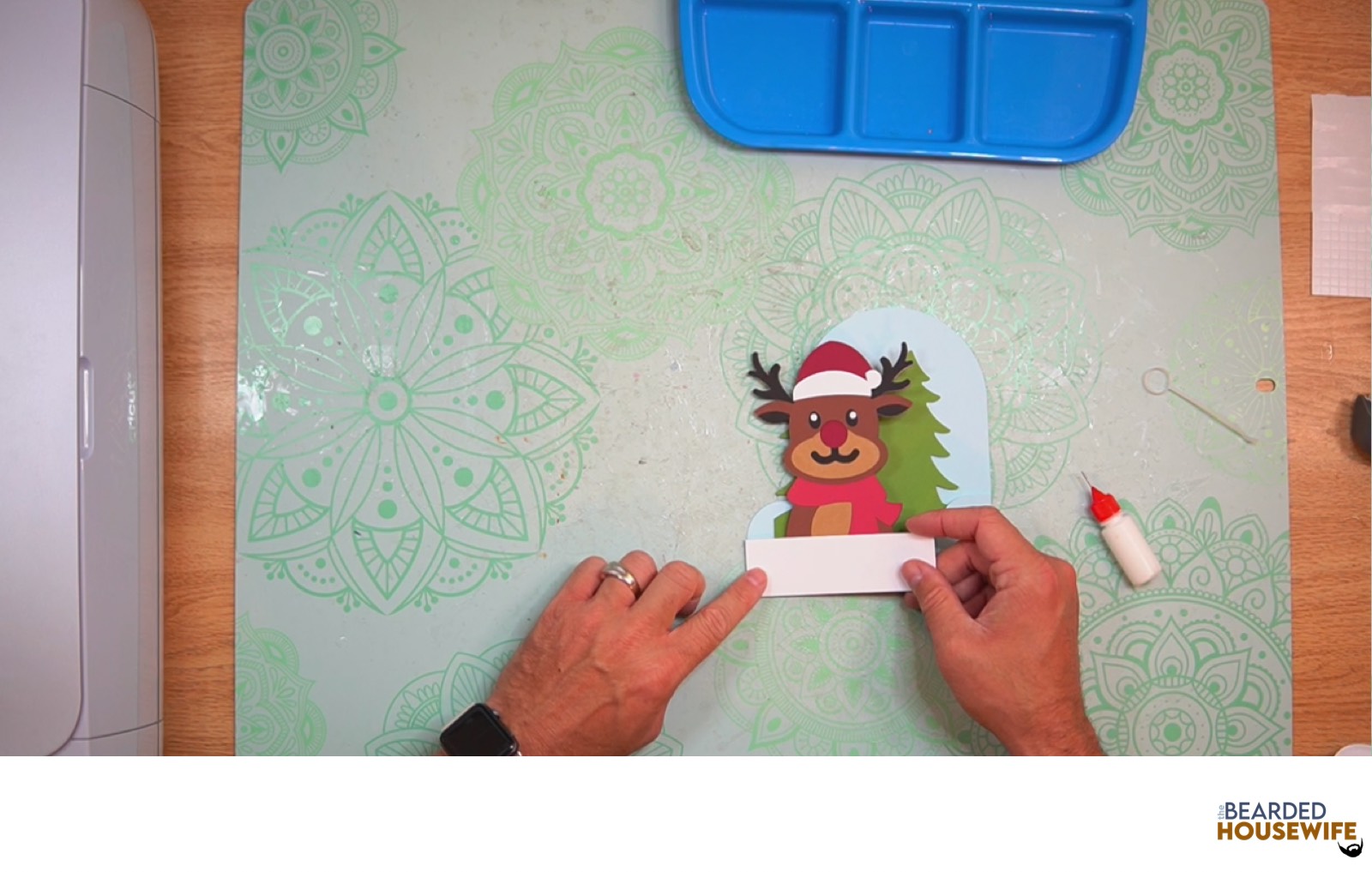 attach the front cover panel