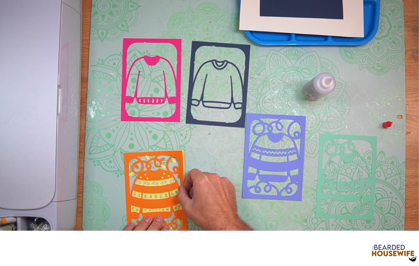 layer the front cover panel