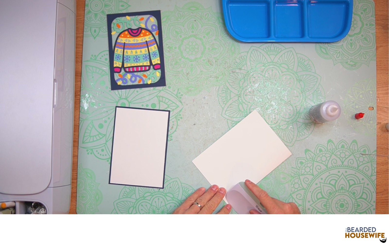 burnish with your scraper