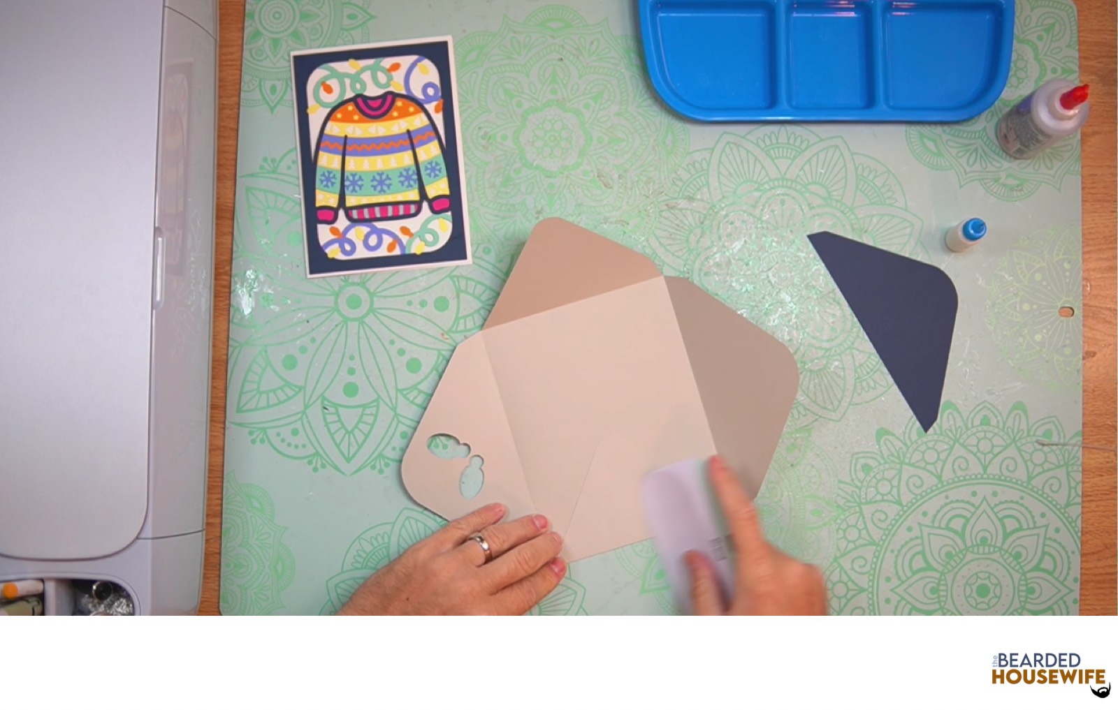 burnish with your scraper