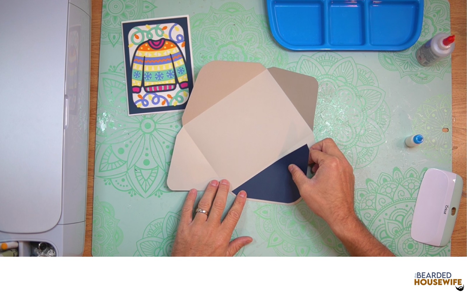 attach over the envelope flap