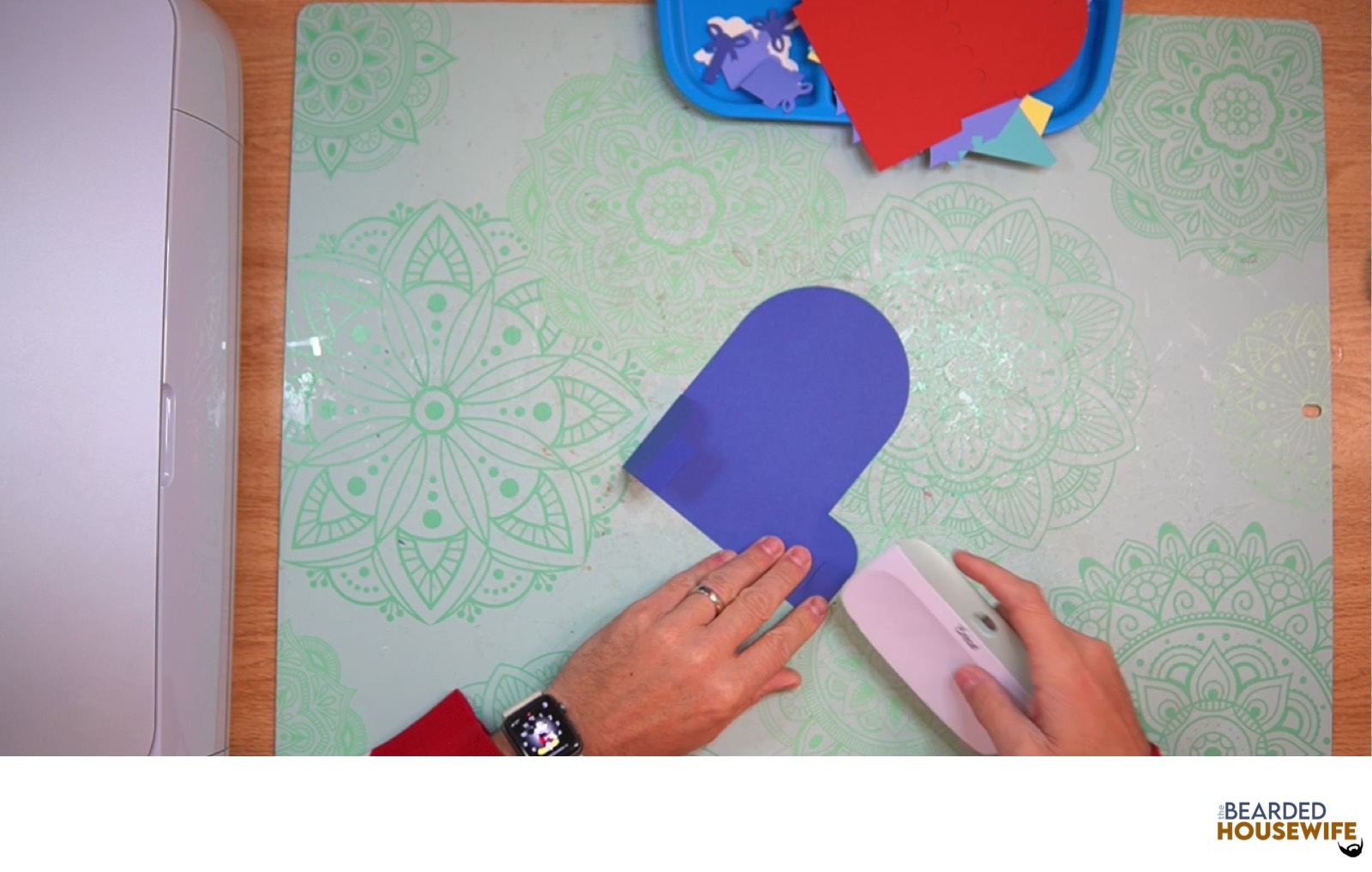 burnish with your scraper