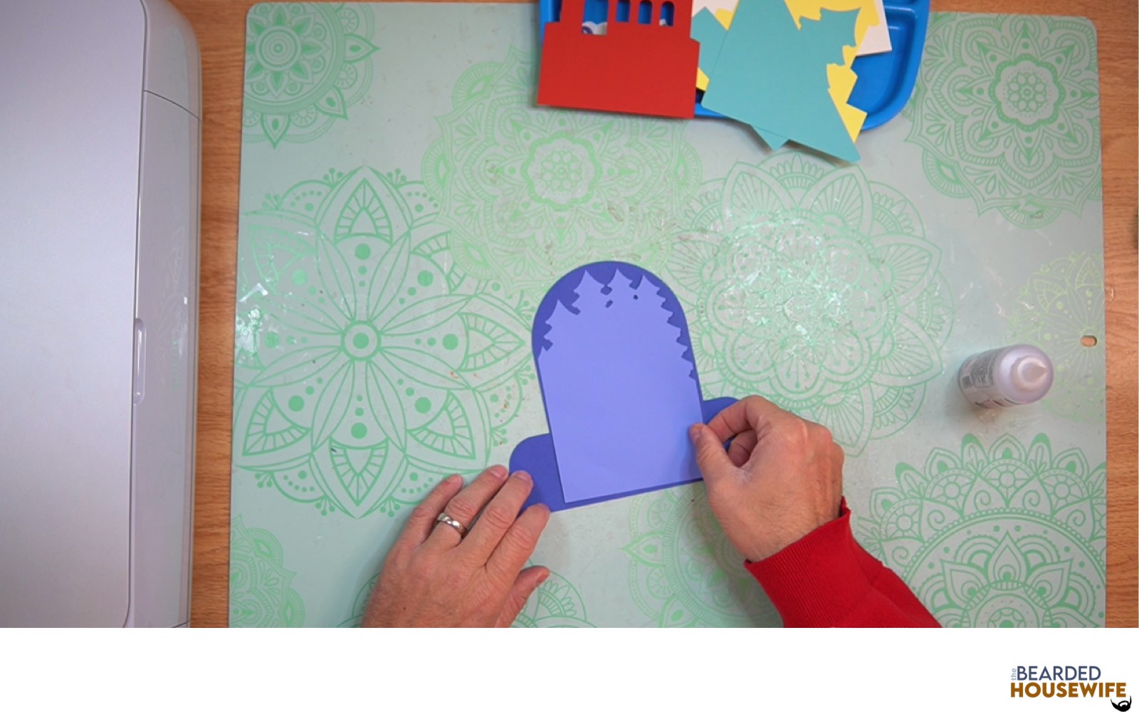 attach the inside cover panel