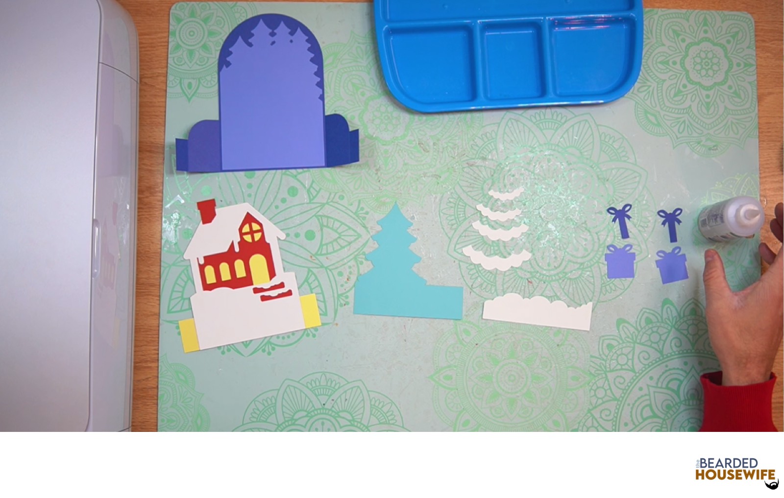 layer the front cover panel