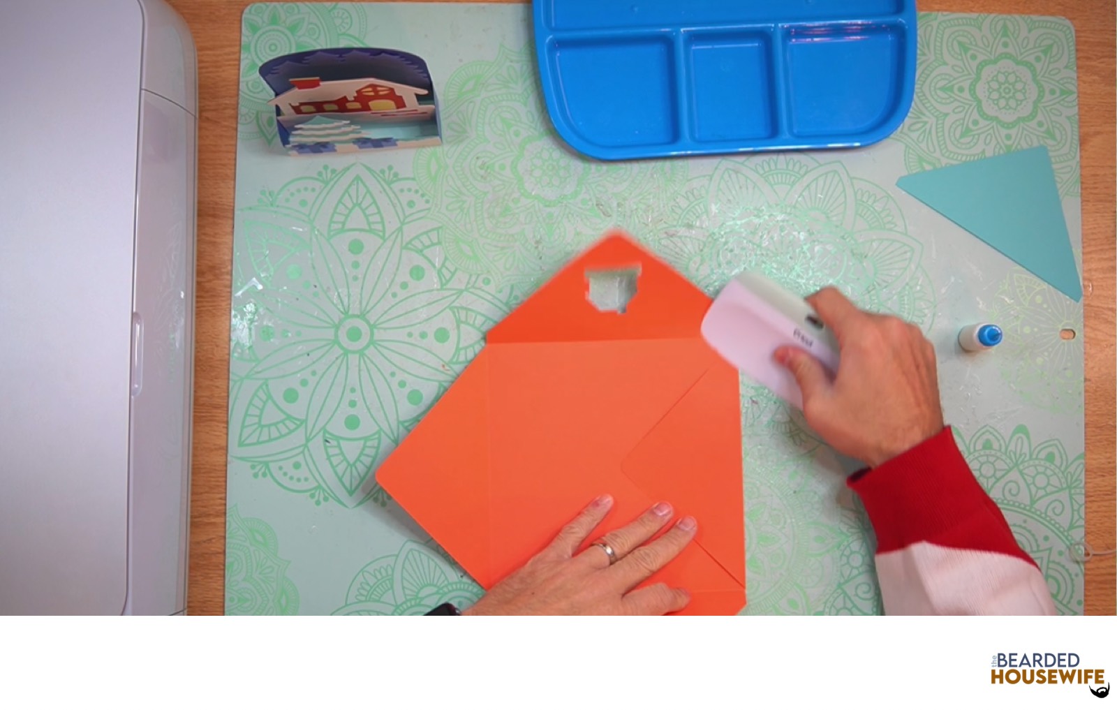 burnish with your scraper