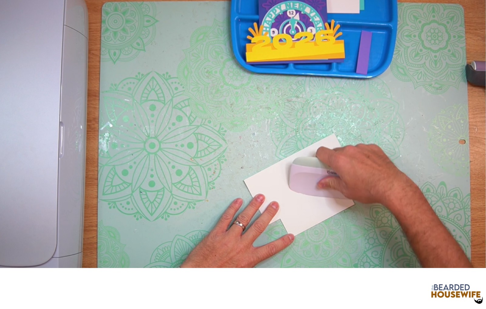 burnish with your scraper