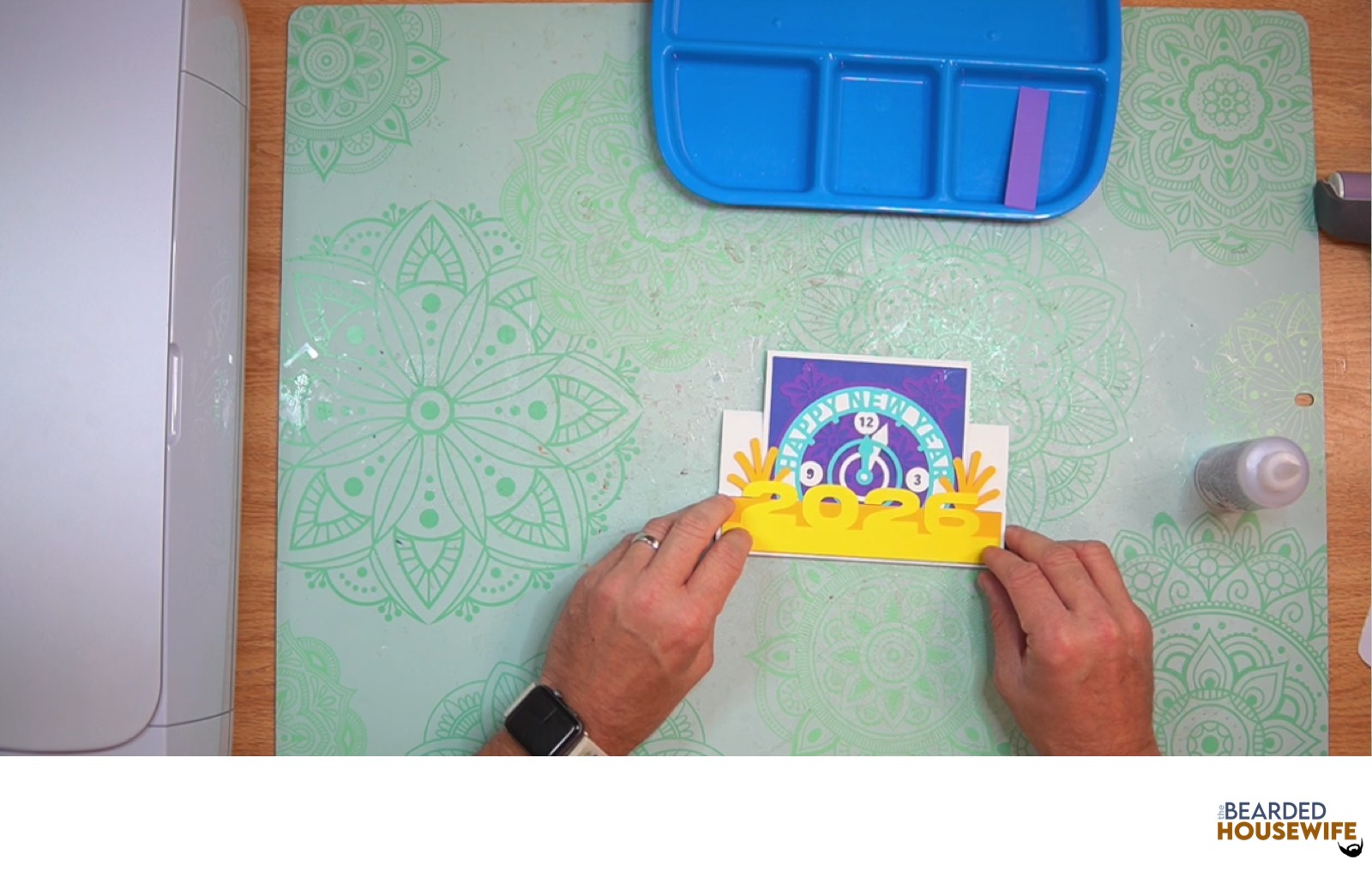 attach the front cover panel to the front