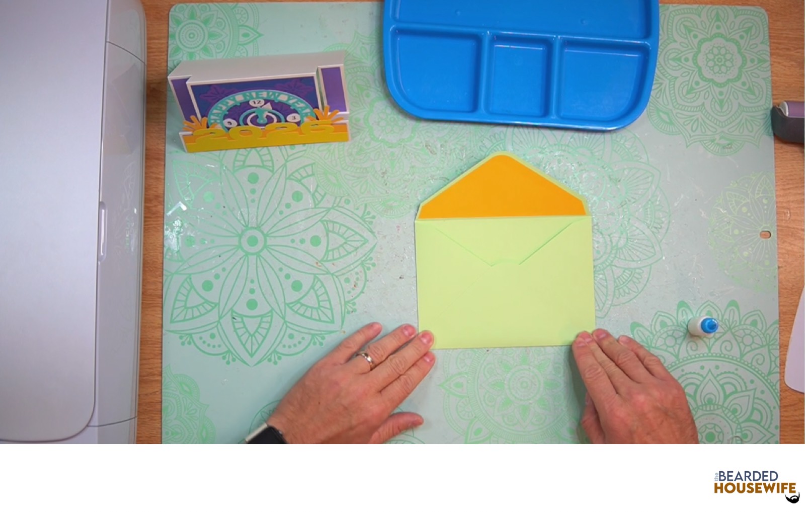 bring the bottom flap up to form the envelope