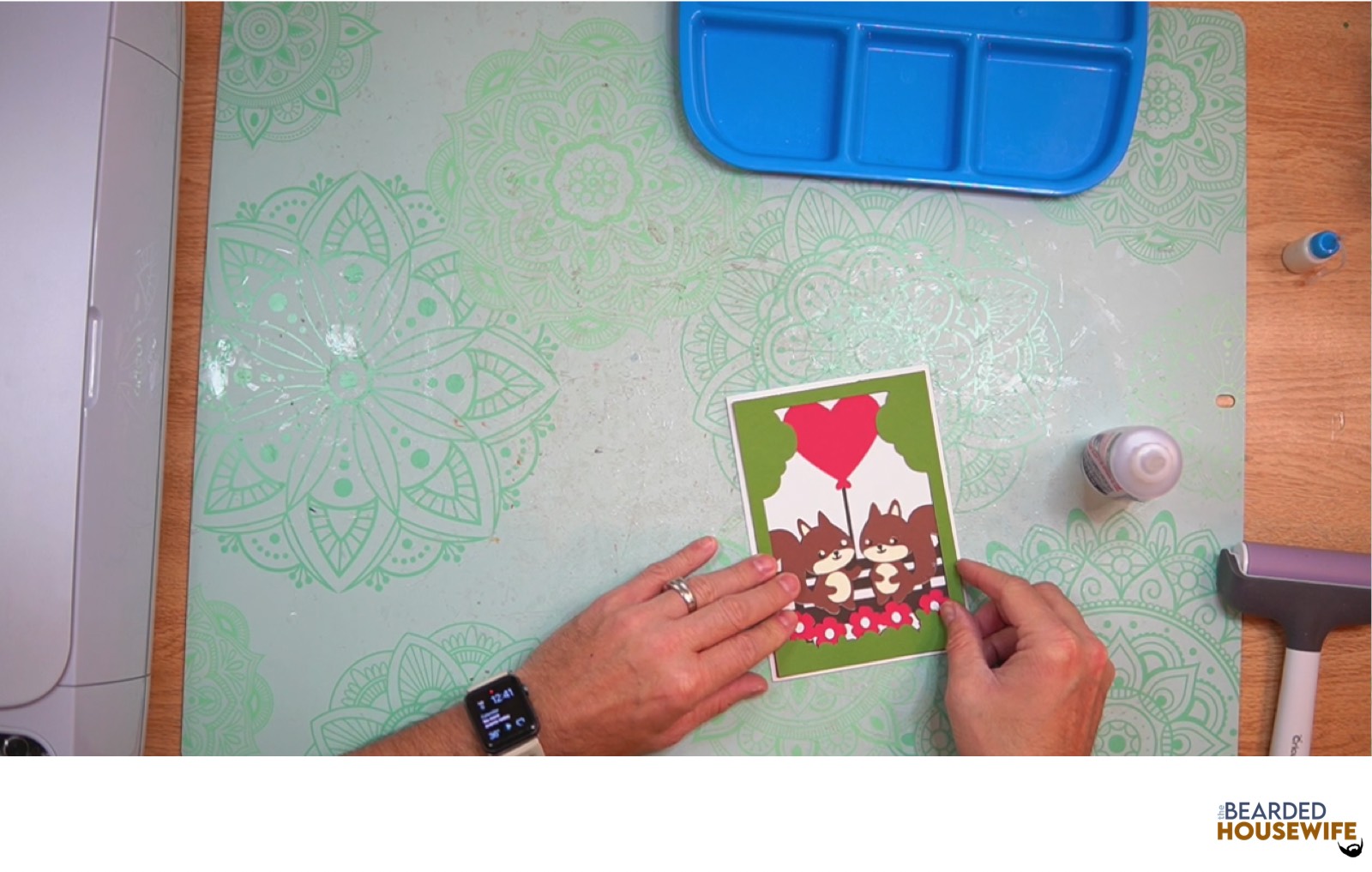 attach the front cover panel