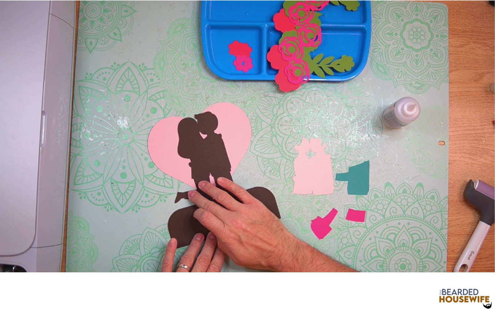 layer the couple according to the layering guide