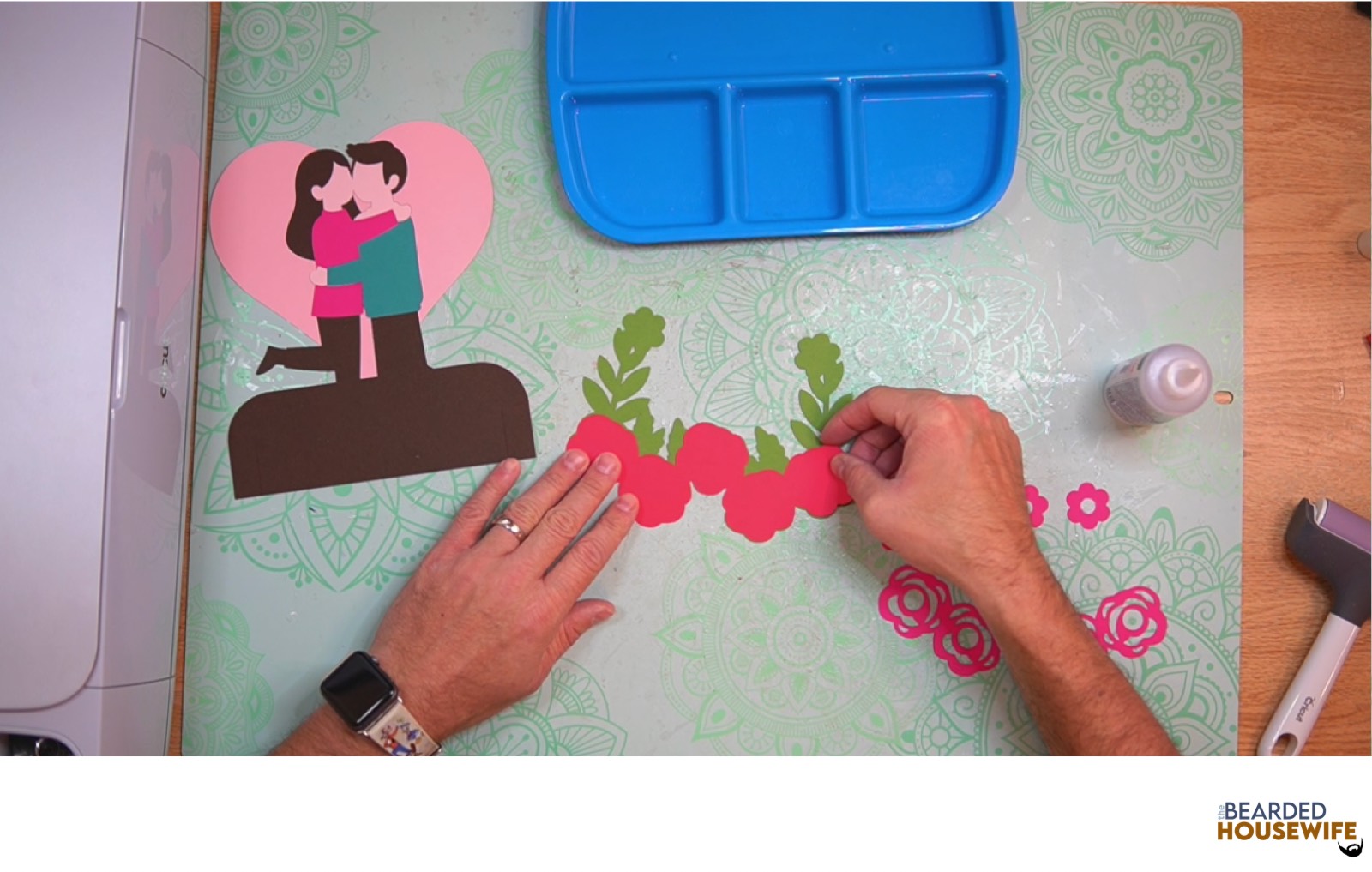 layer the embellishments