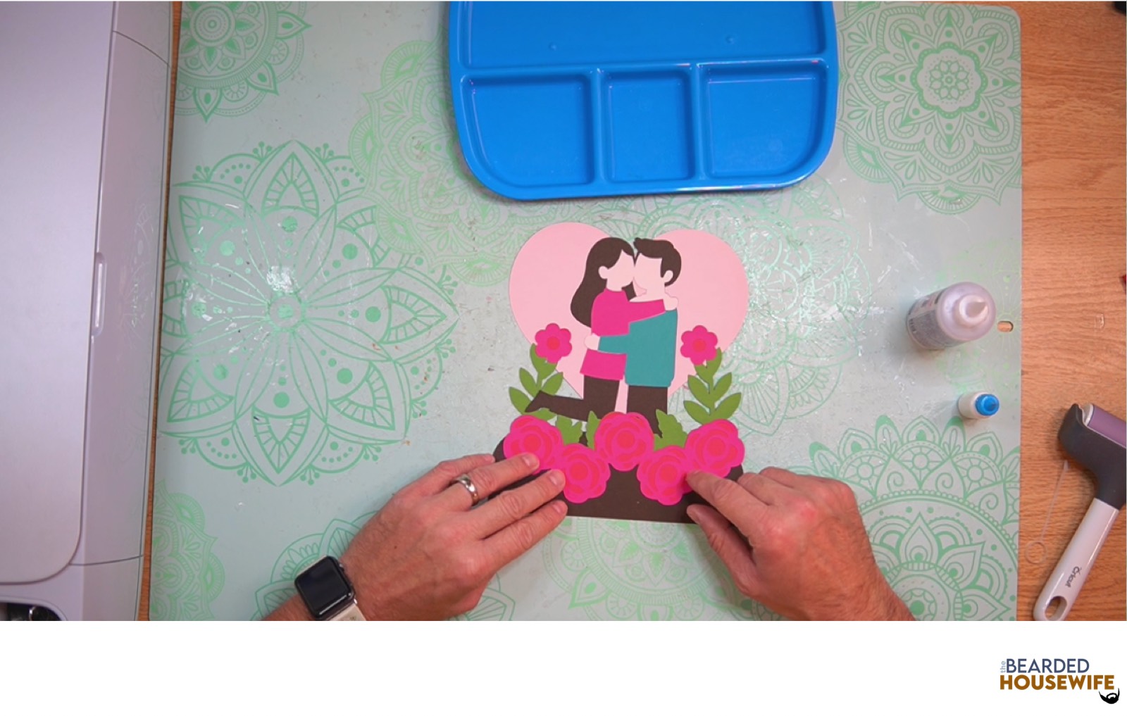 layer the embellishments