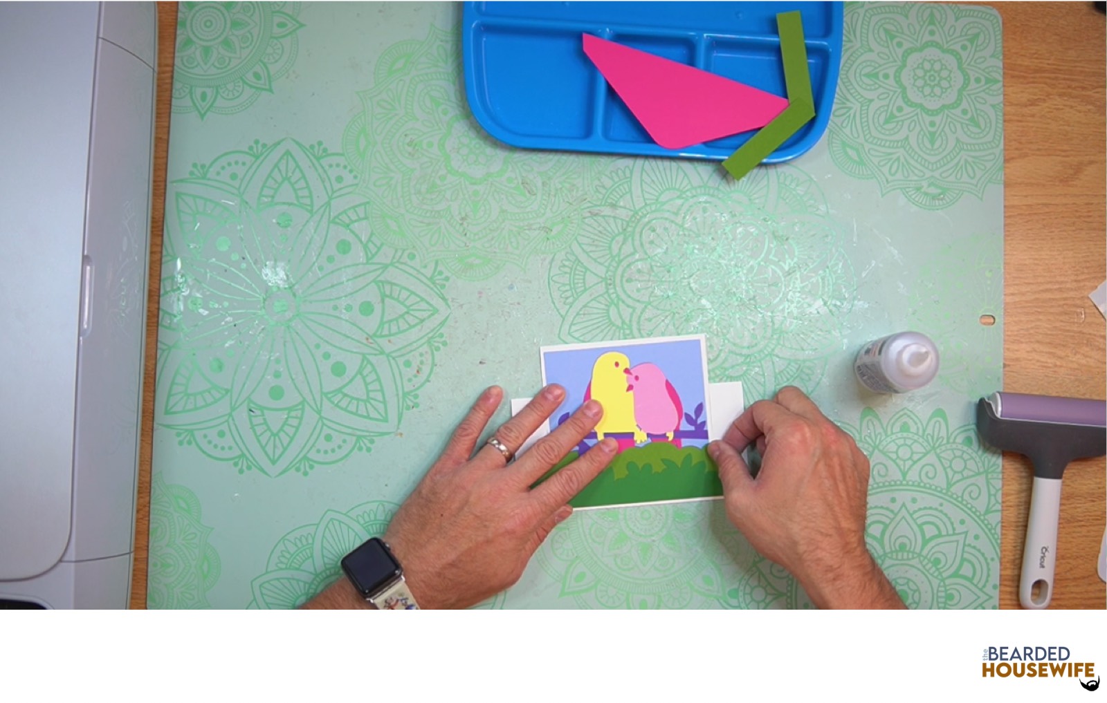 attach the front cover panel