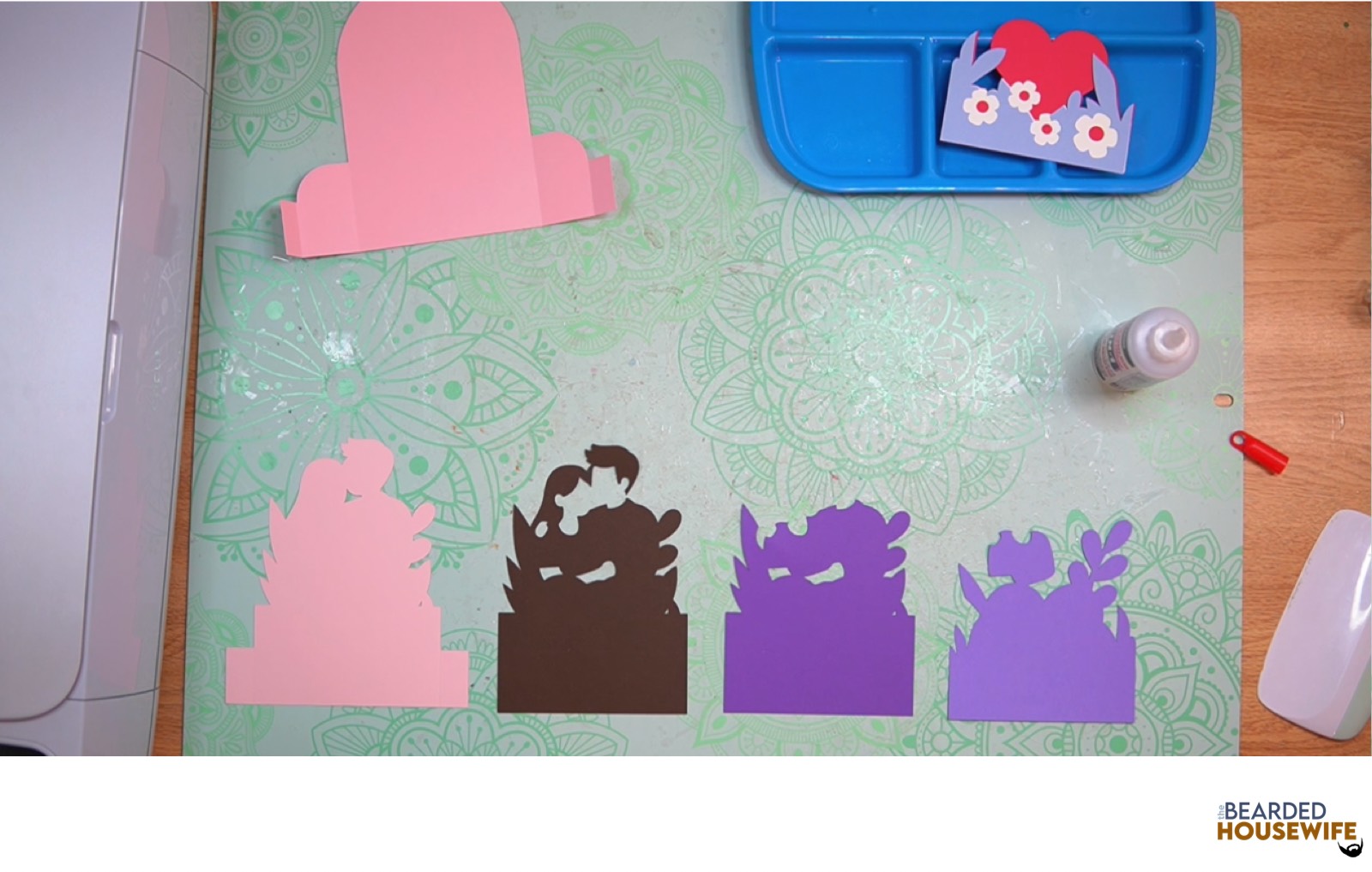 layer the inside tab piece