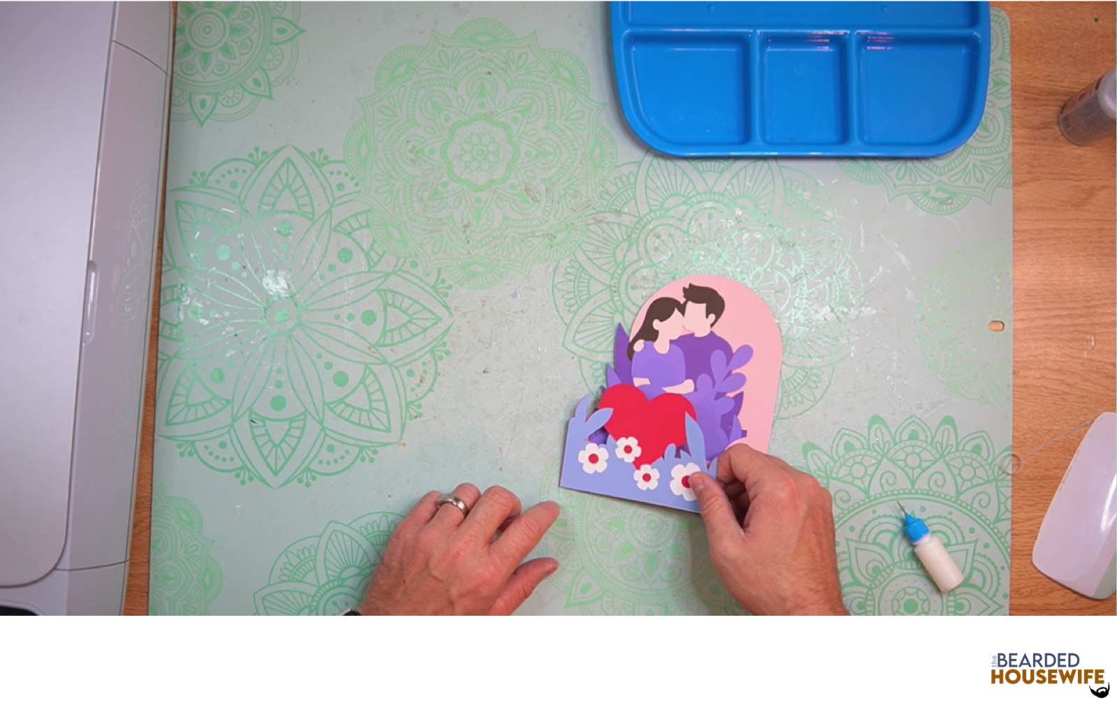 attach the front cover panel