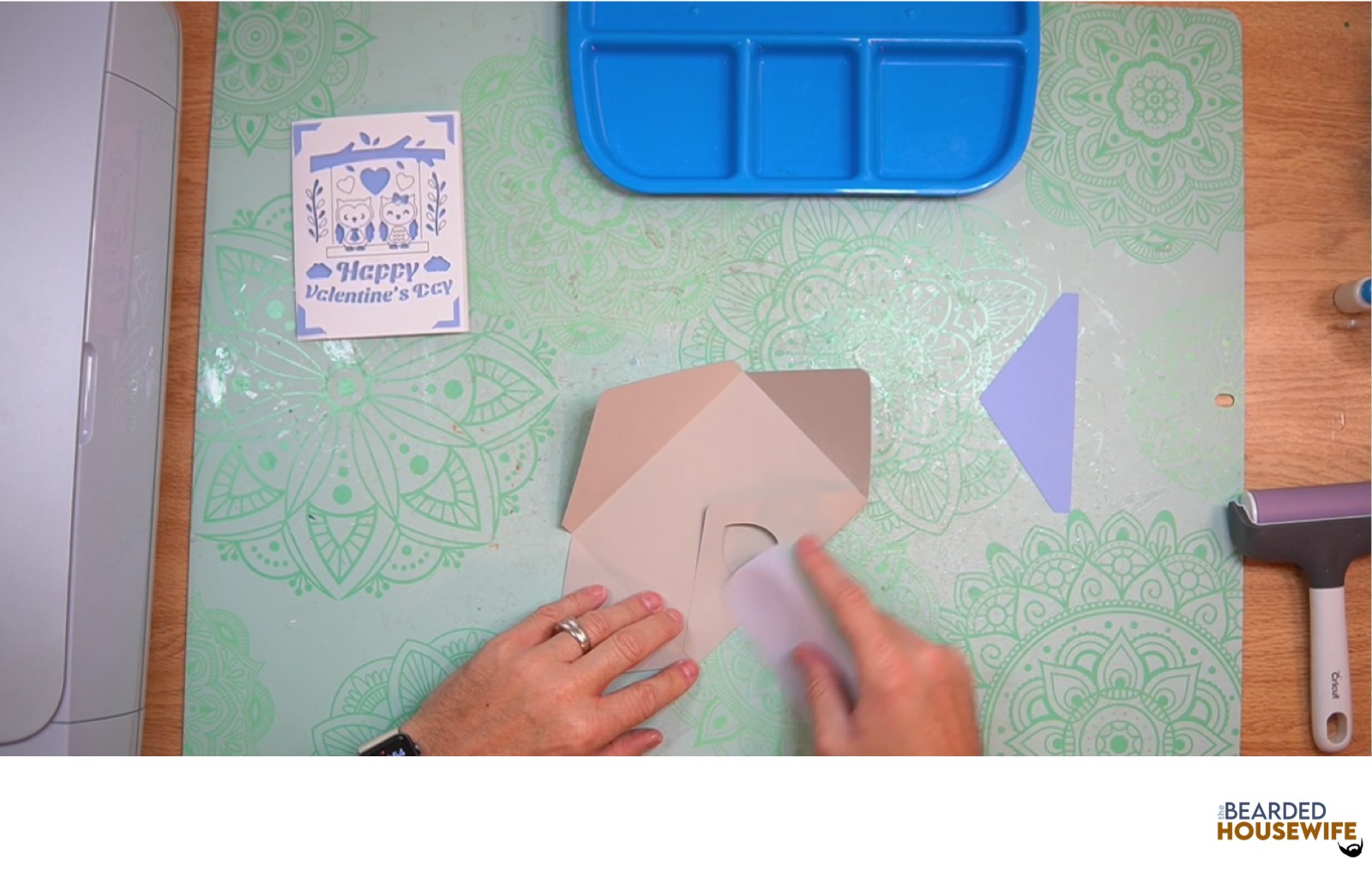 burnish with your scraper