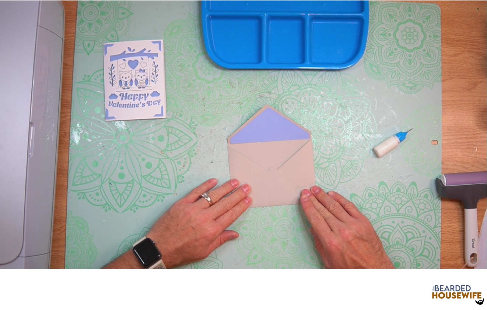 bring the bottom flap up to form the envelope