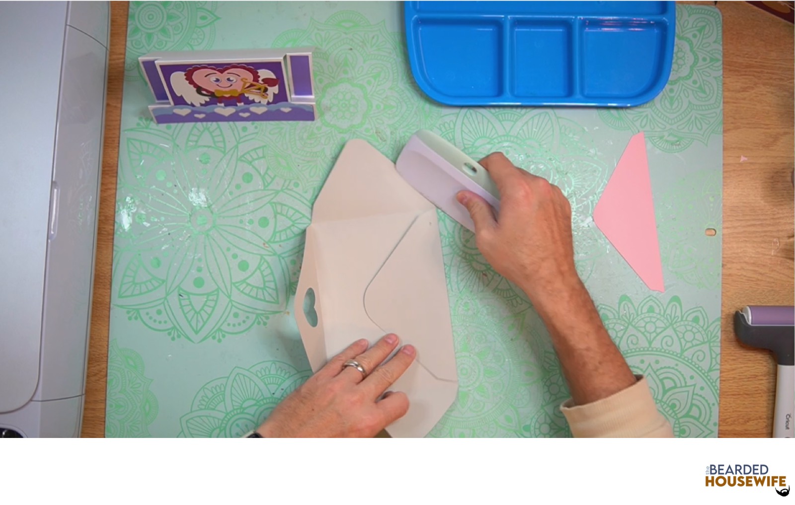 burnish with your scraper