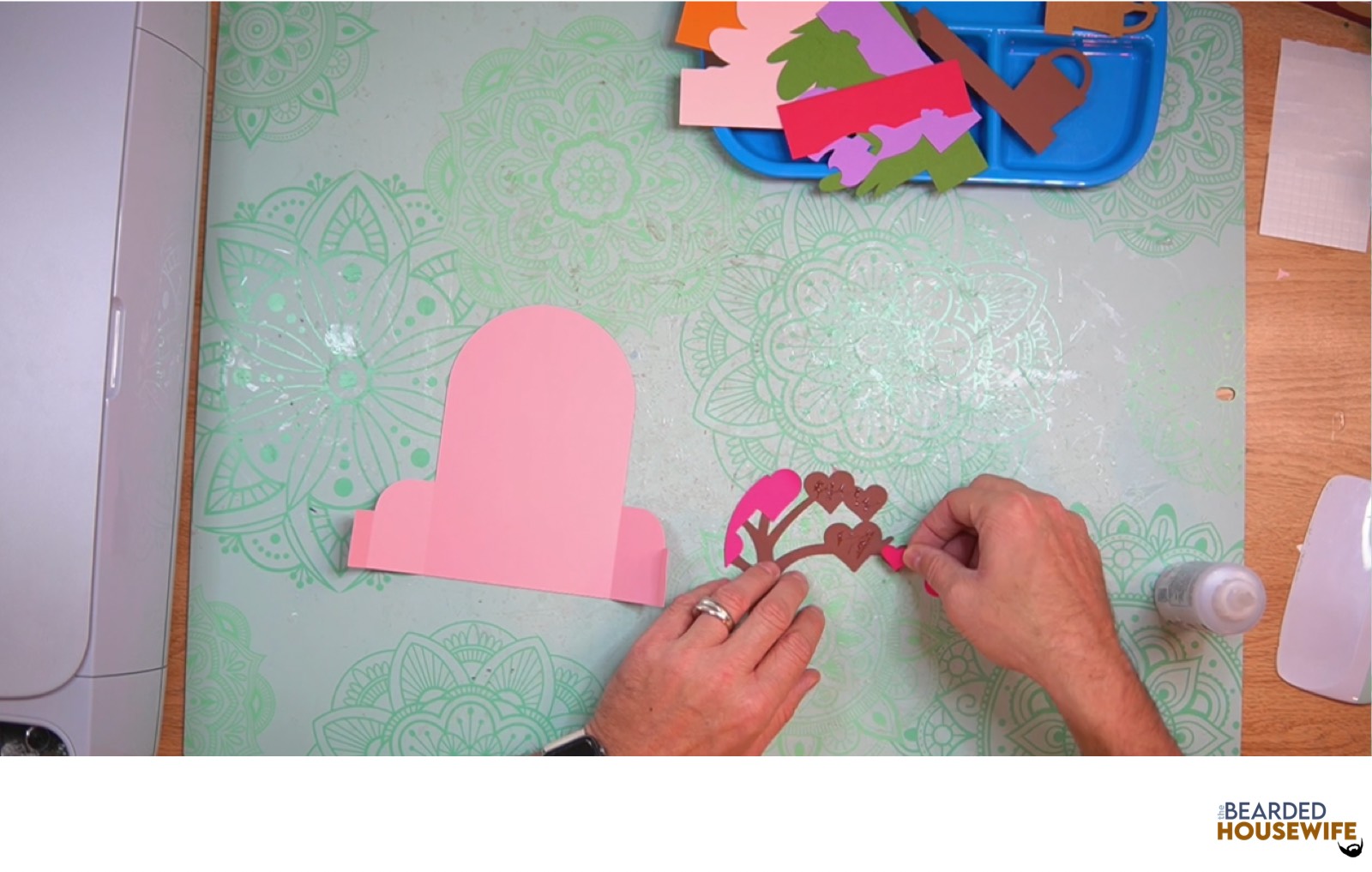 layer the inside cover panel