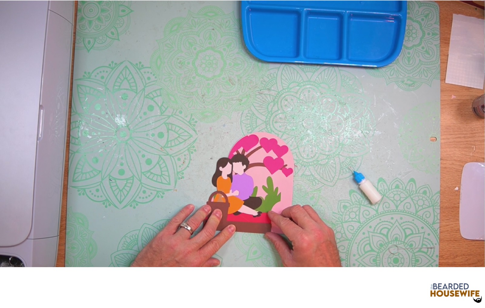 attach the front cover panel