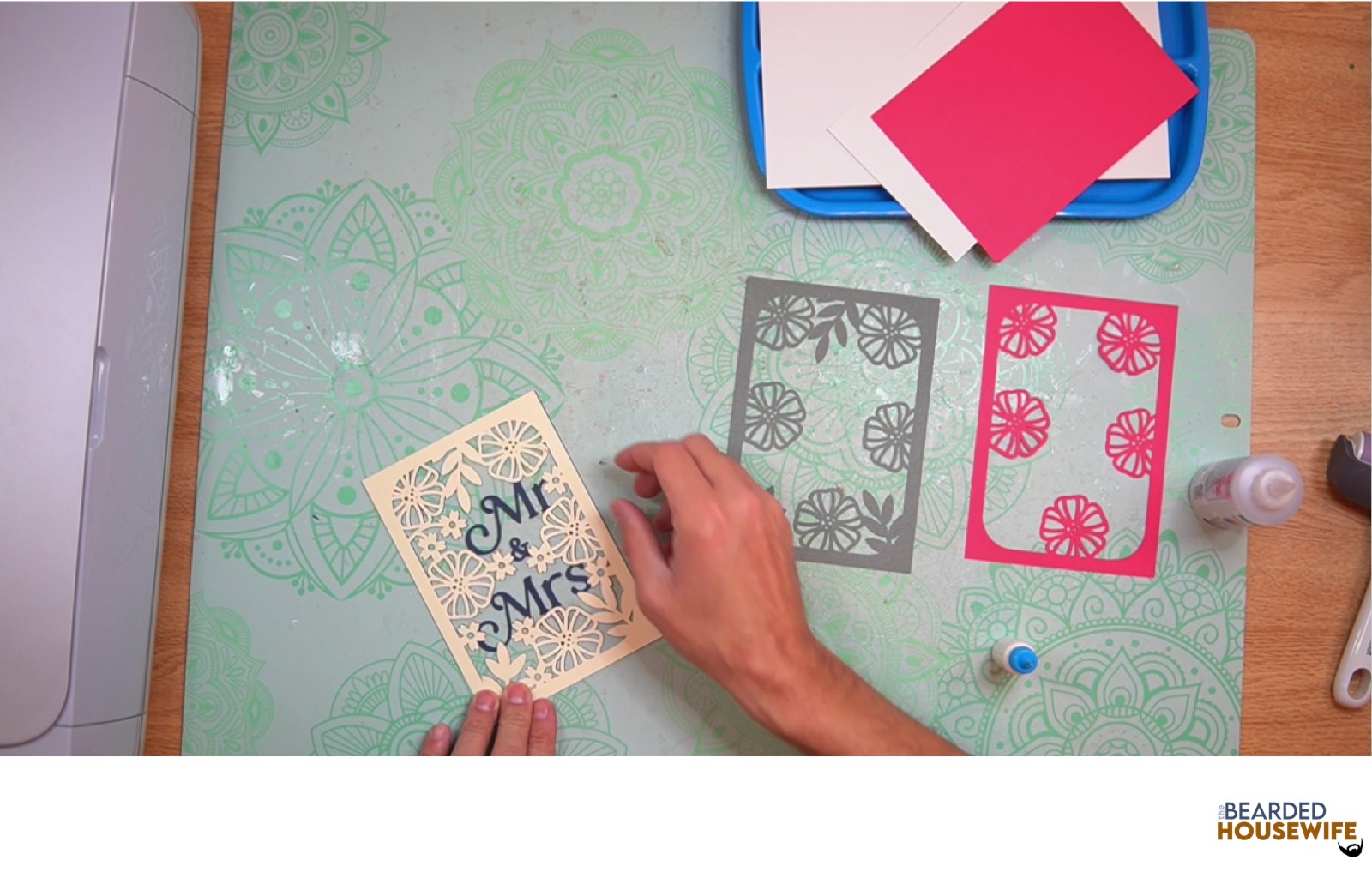 layer the front cover panel