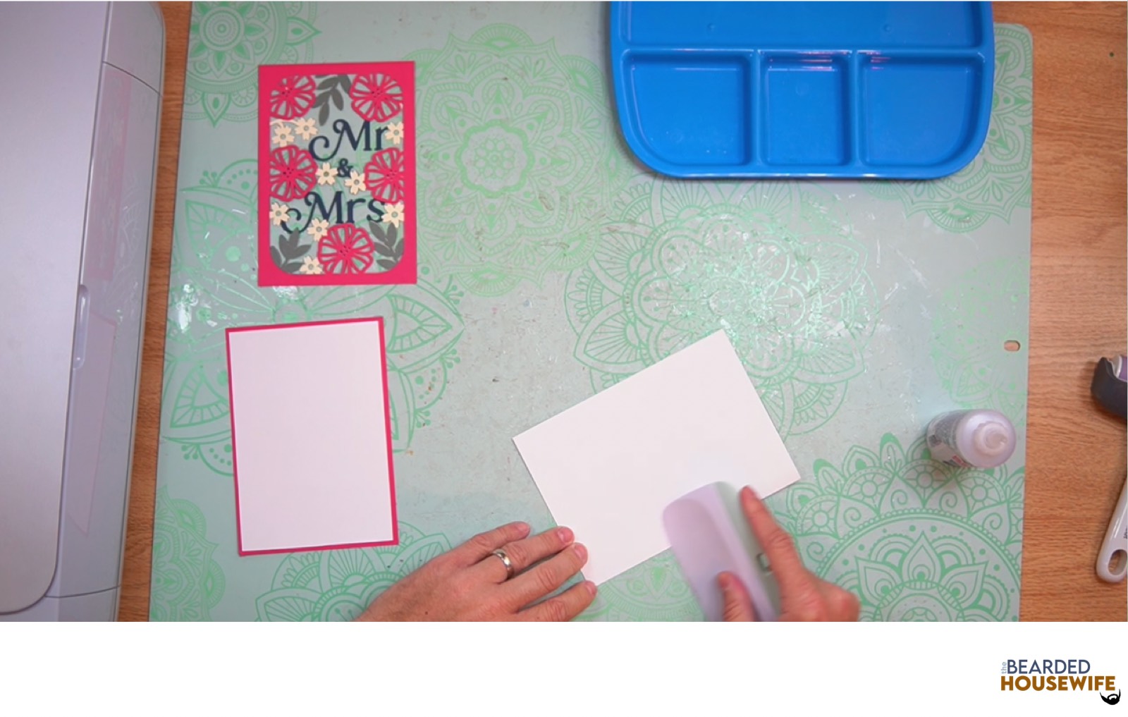 burnish with your scraper