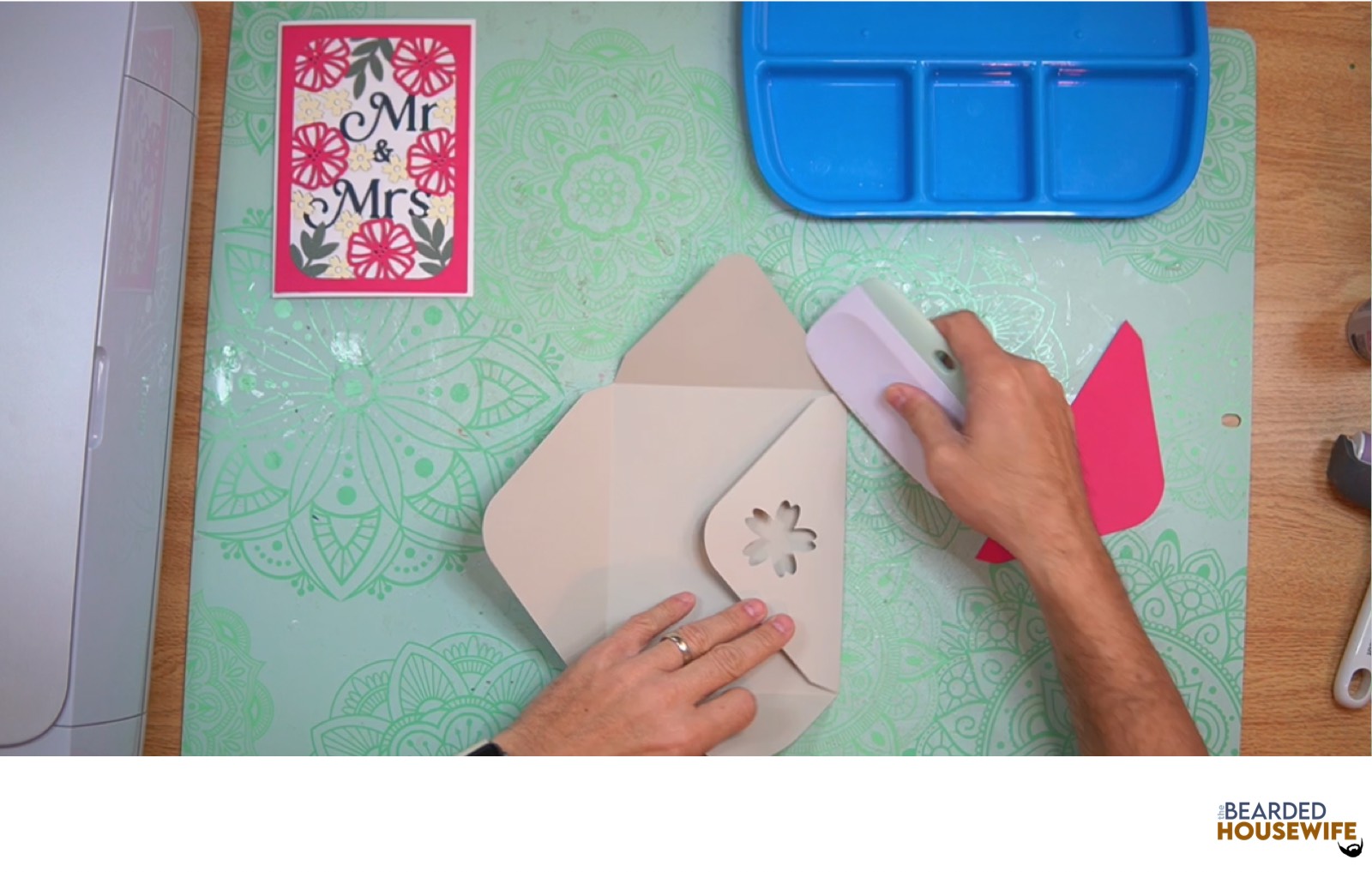 burnish with your scraper