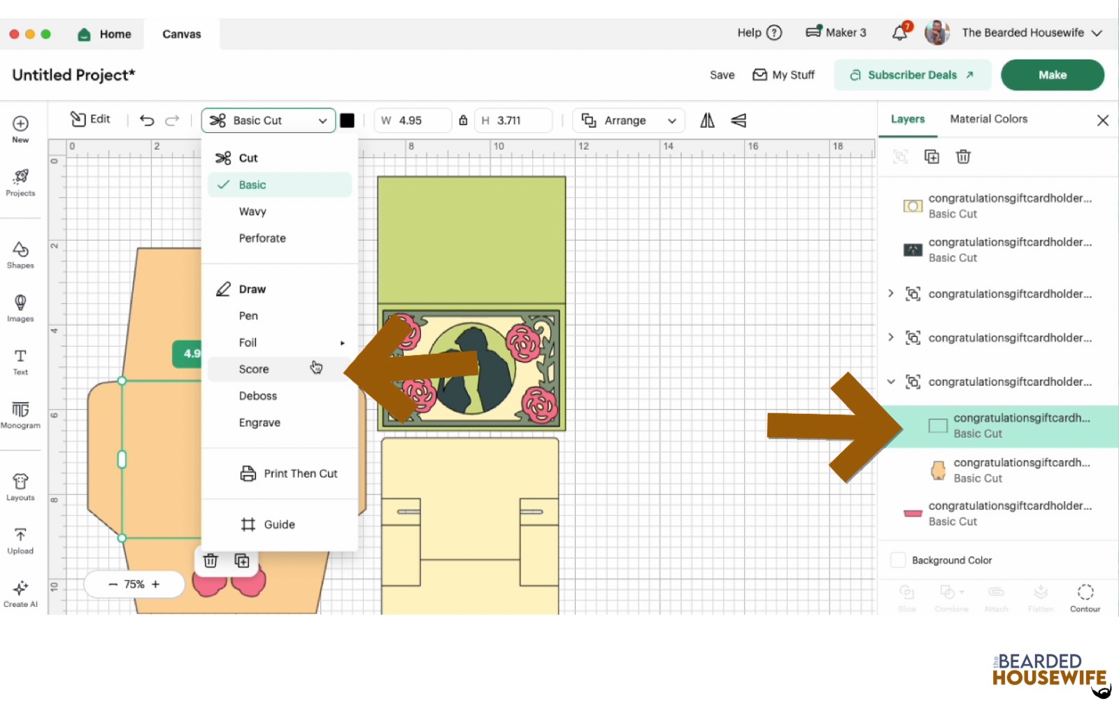 convert the envelope to score