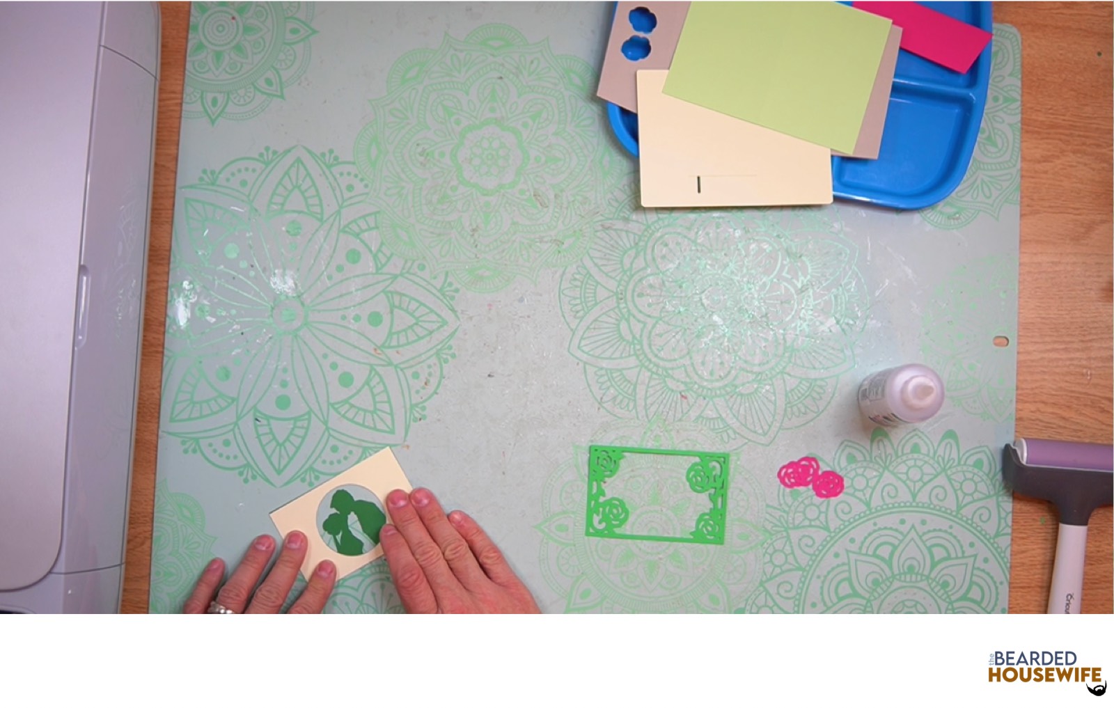 layer the front cover panel