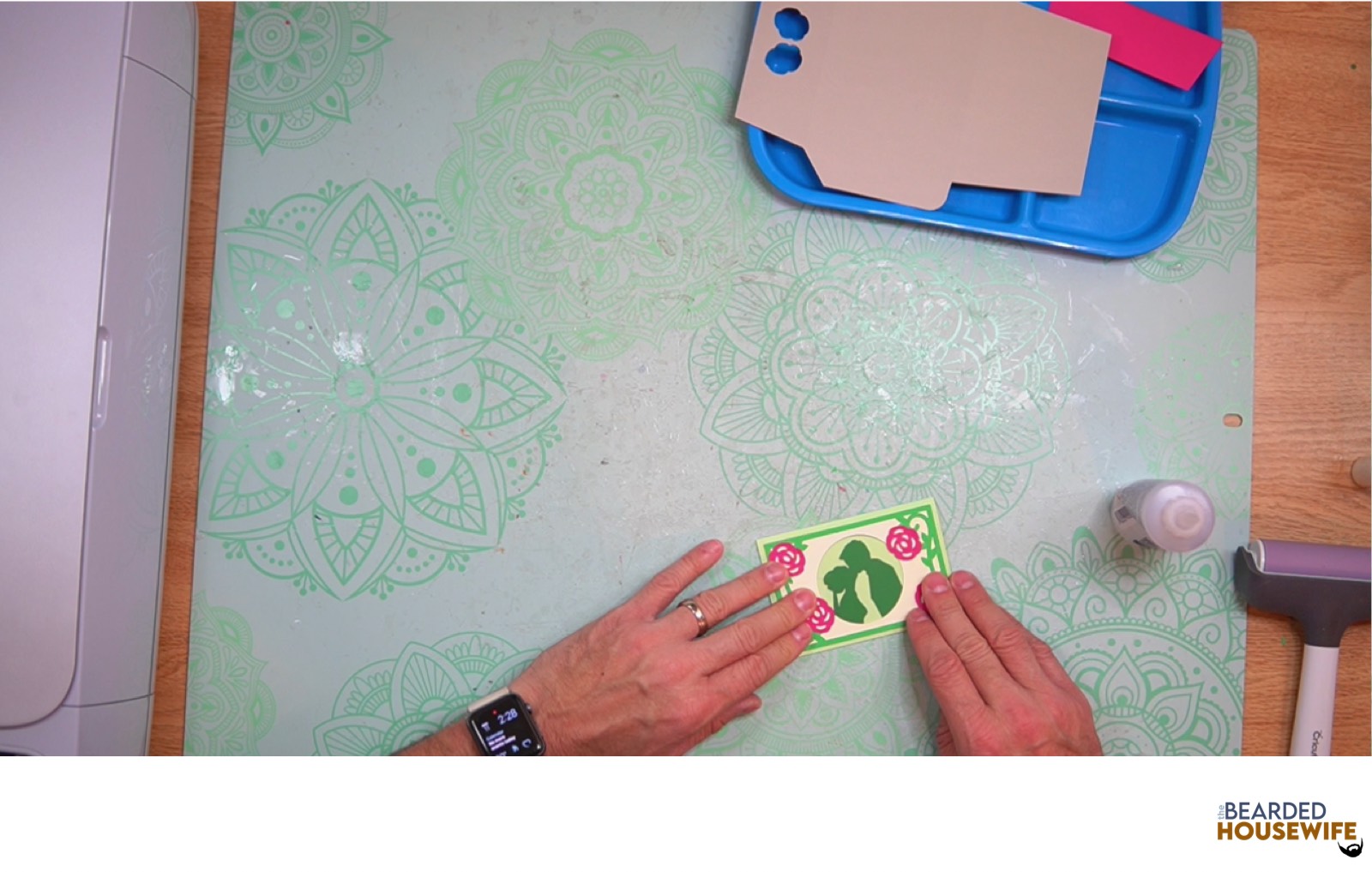 attach the front cover panel