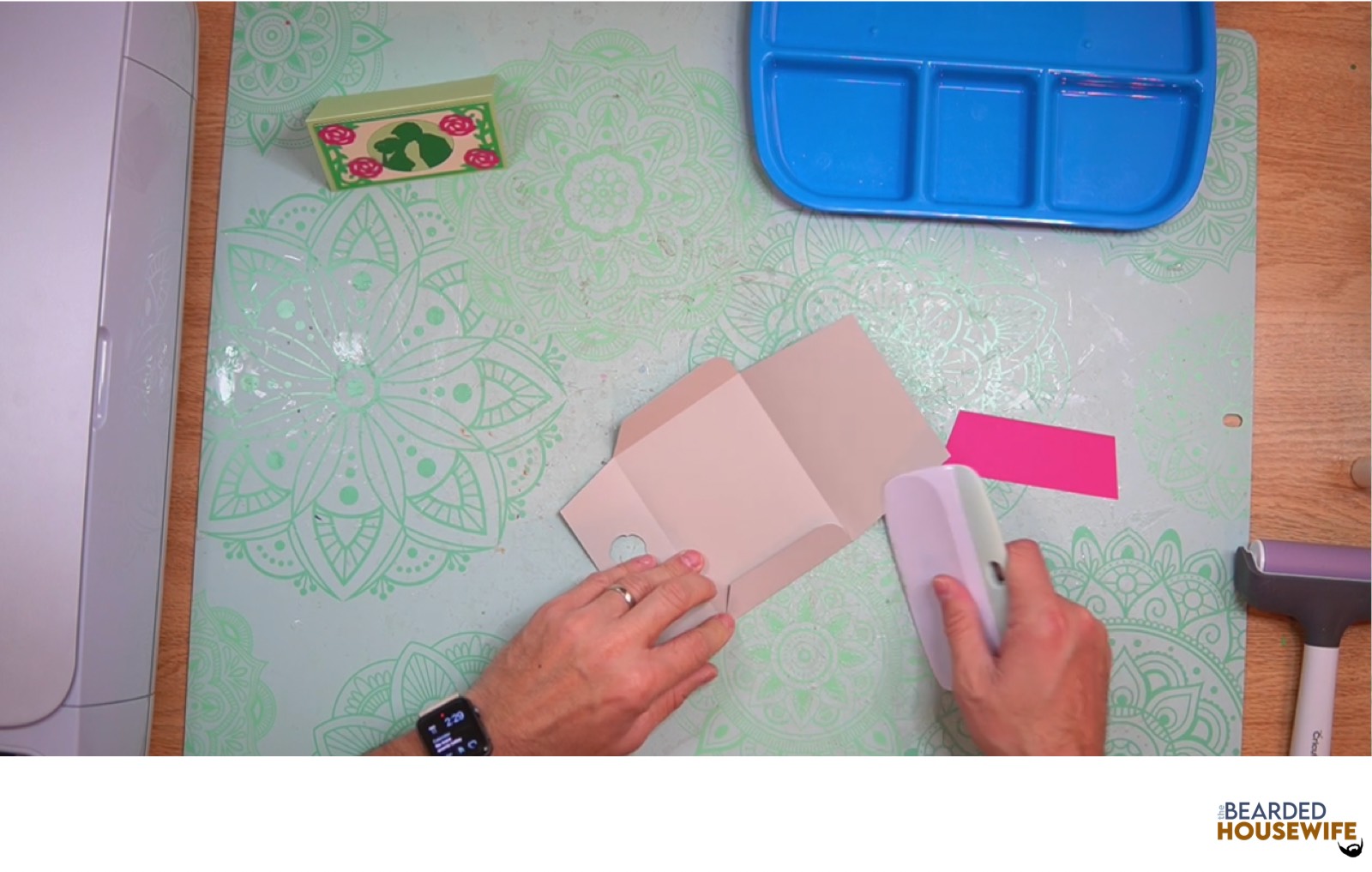 burnish with your scraper