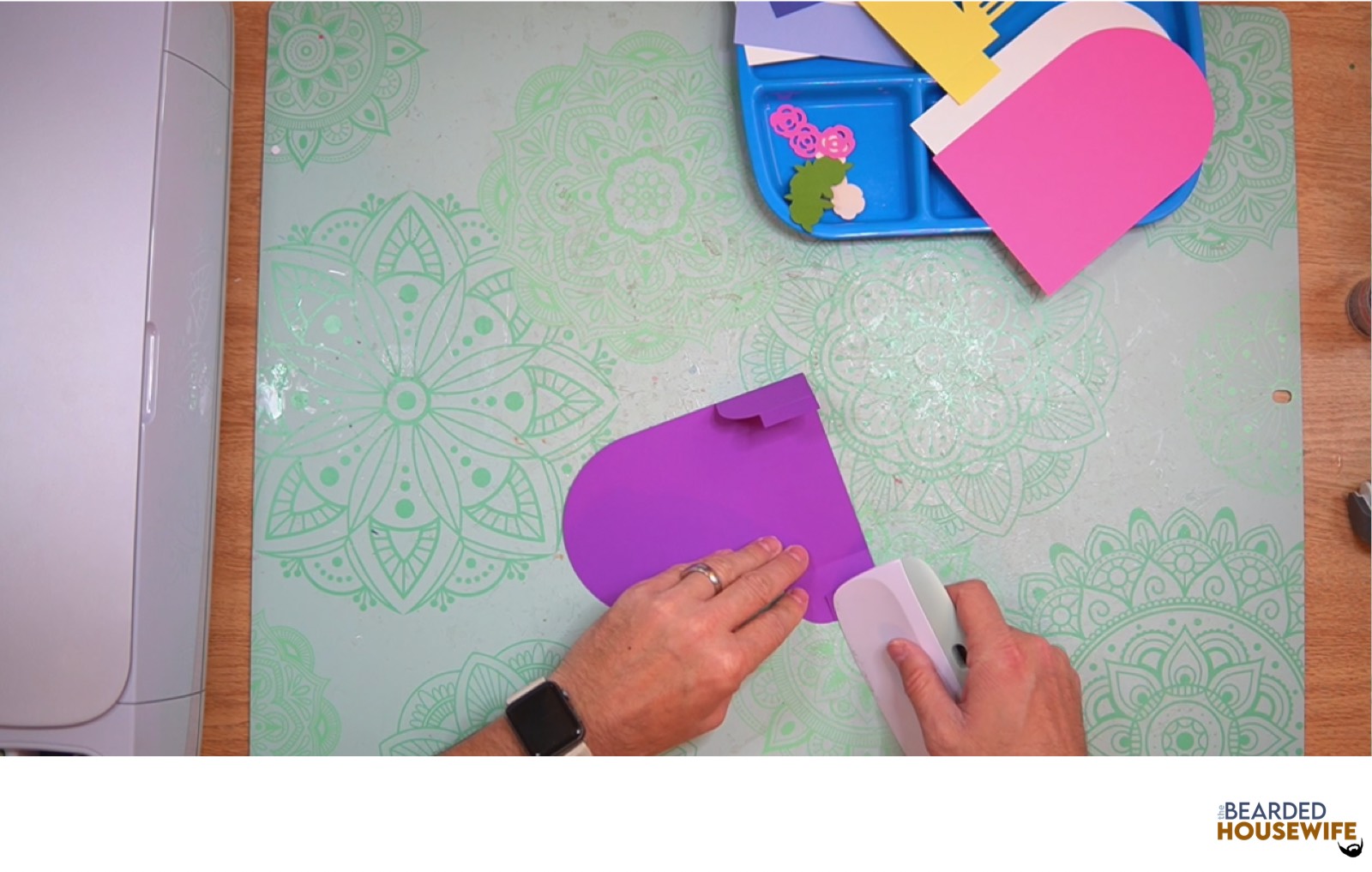 burnish with your scraper