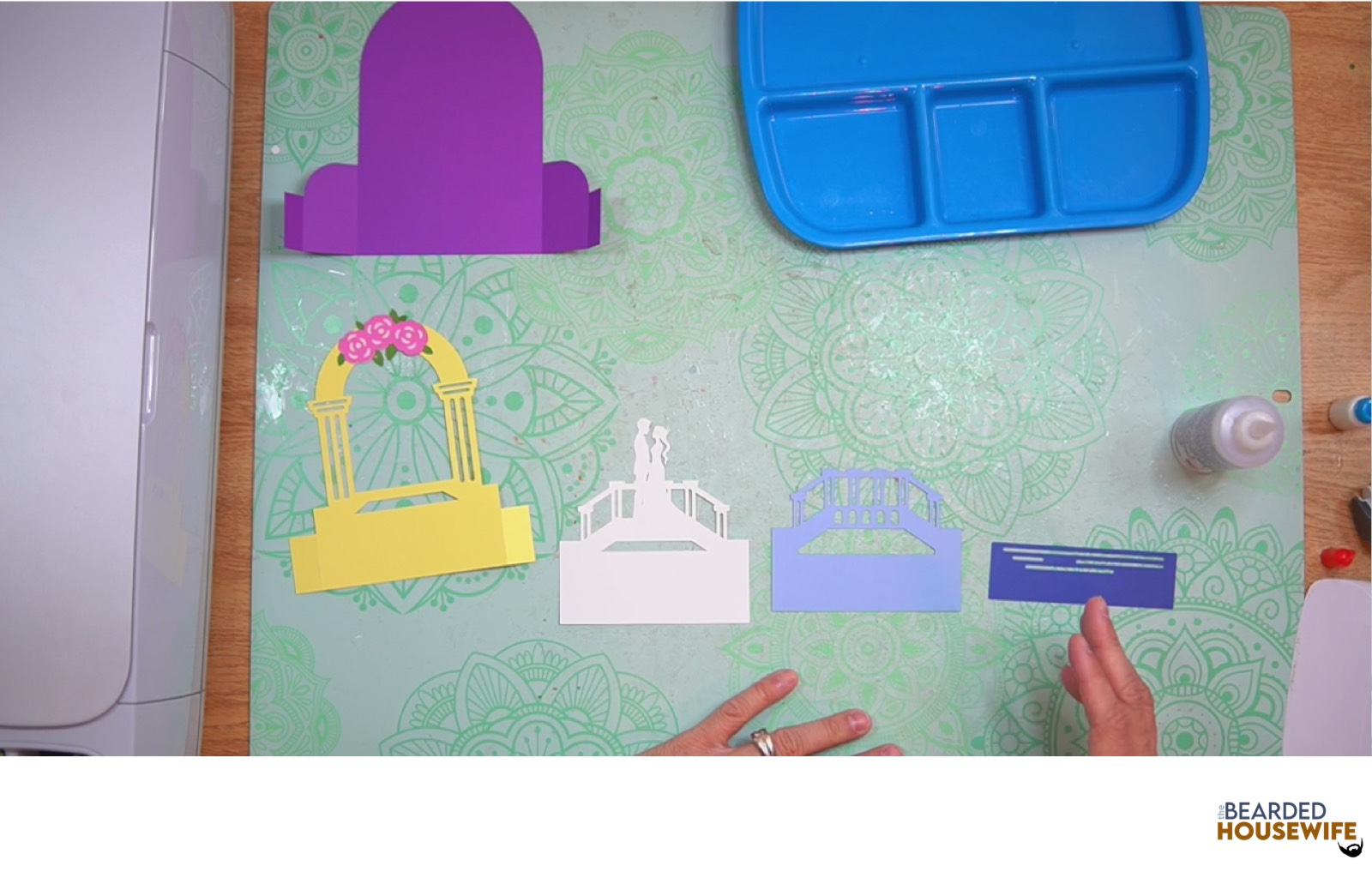 layer the front cover panel