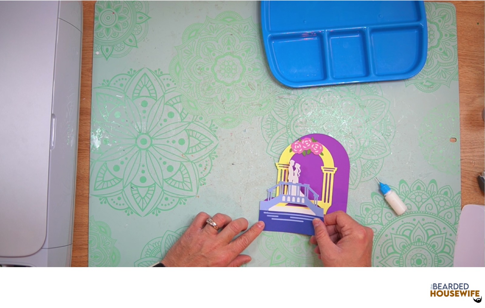 attach the front cover panel