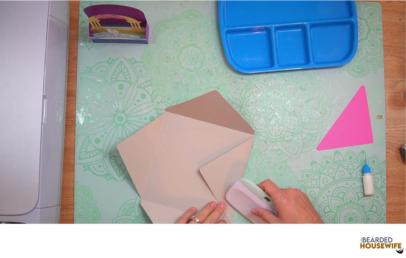 burnish with your scraper