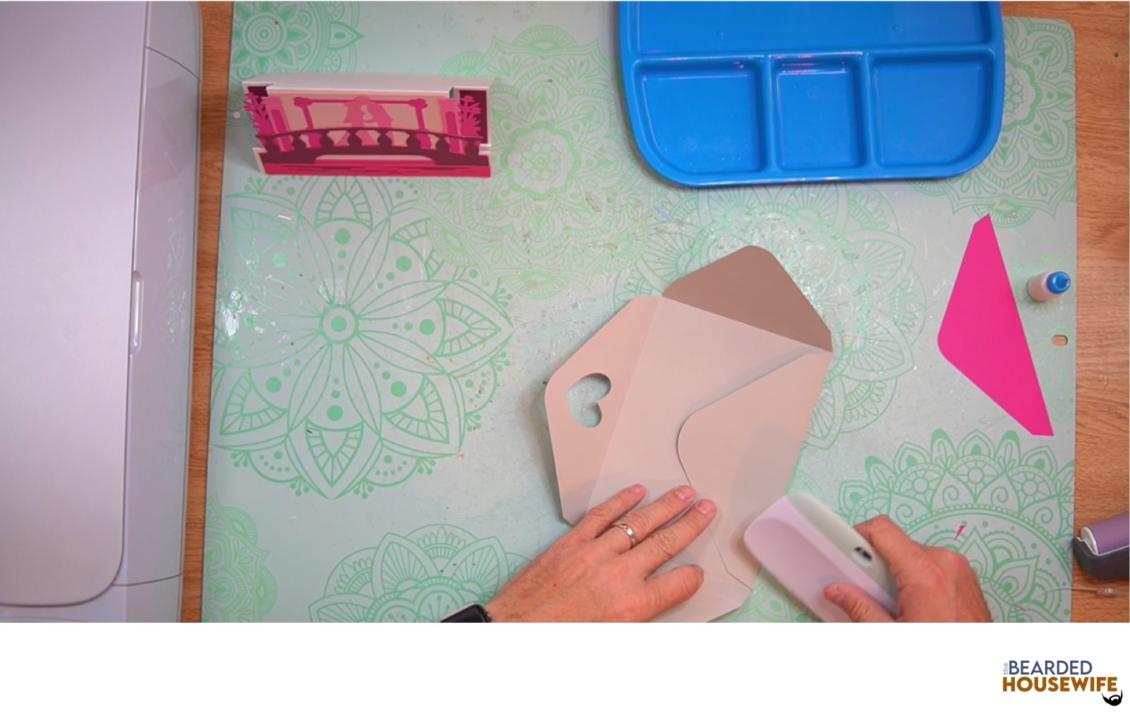 burnish with your scraper