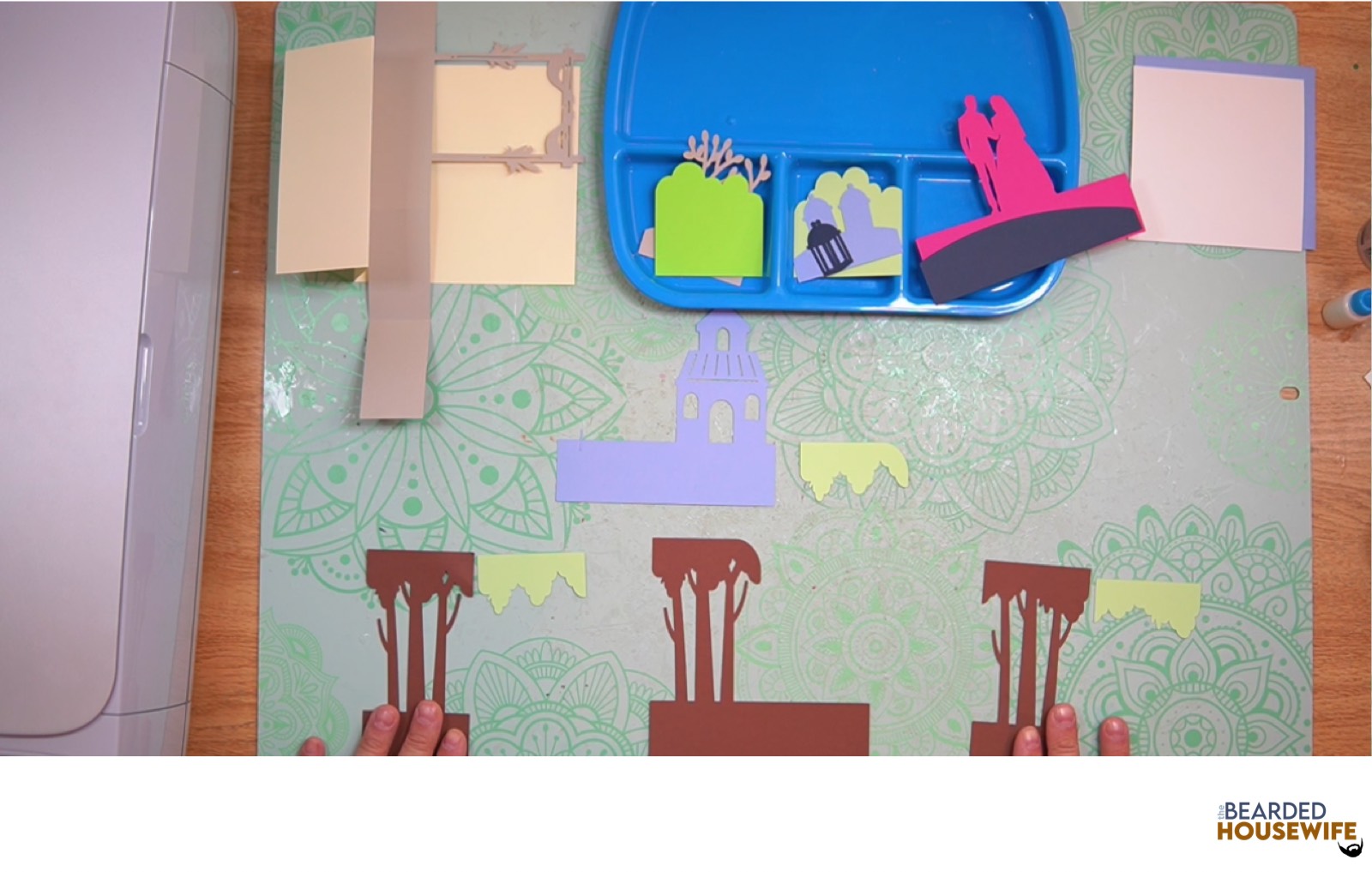 layer the inside cover panels