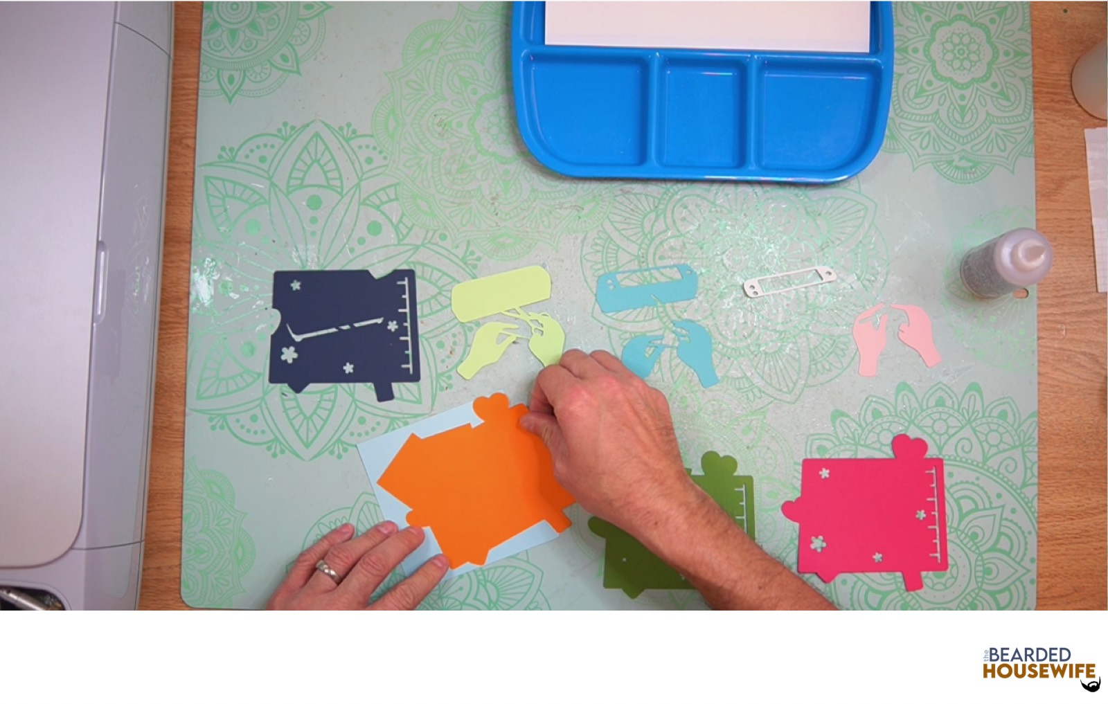 layer the front cover panel