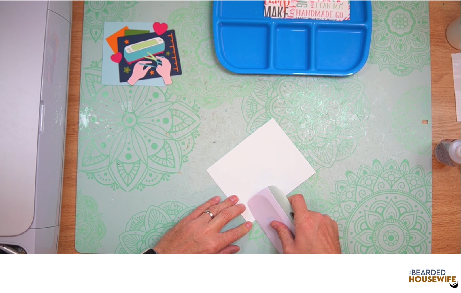 burnish with your scraper