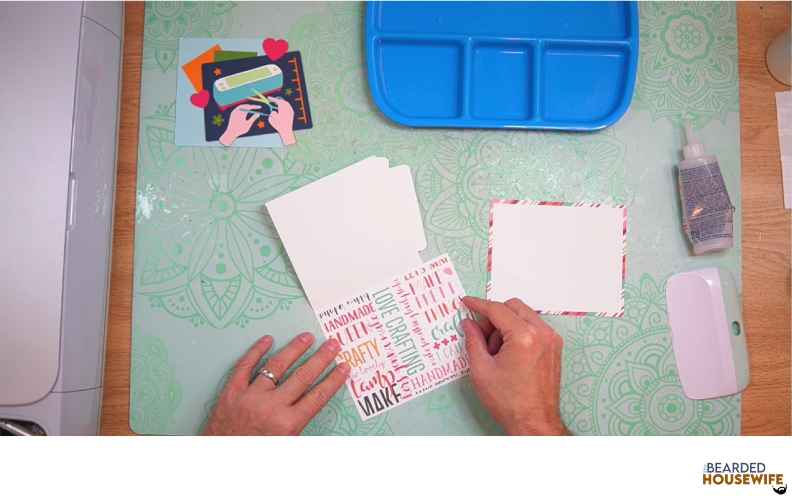 attach the inside cover panel