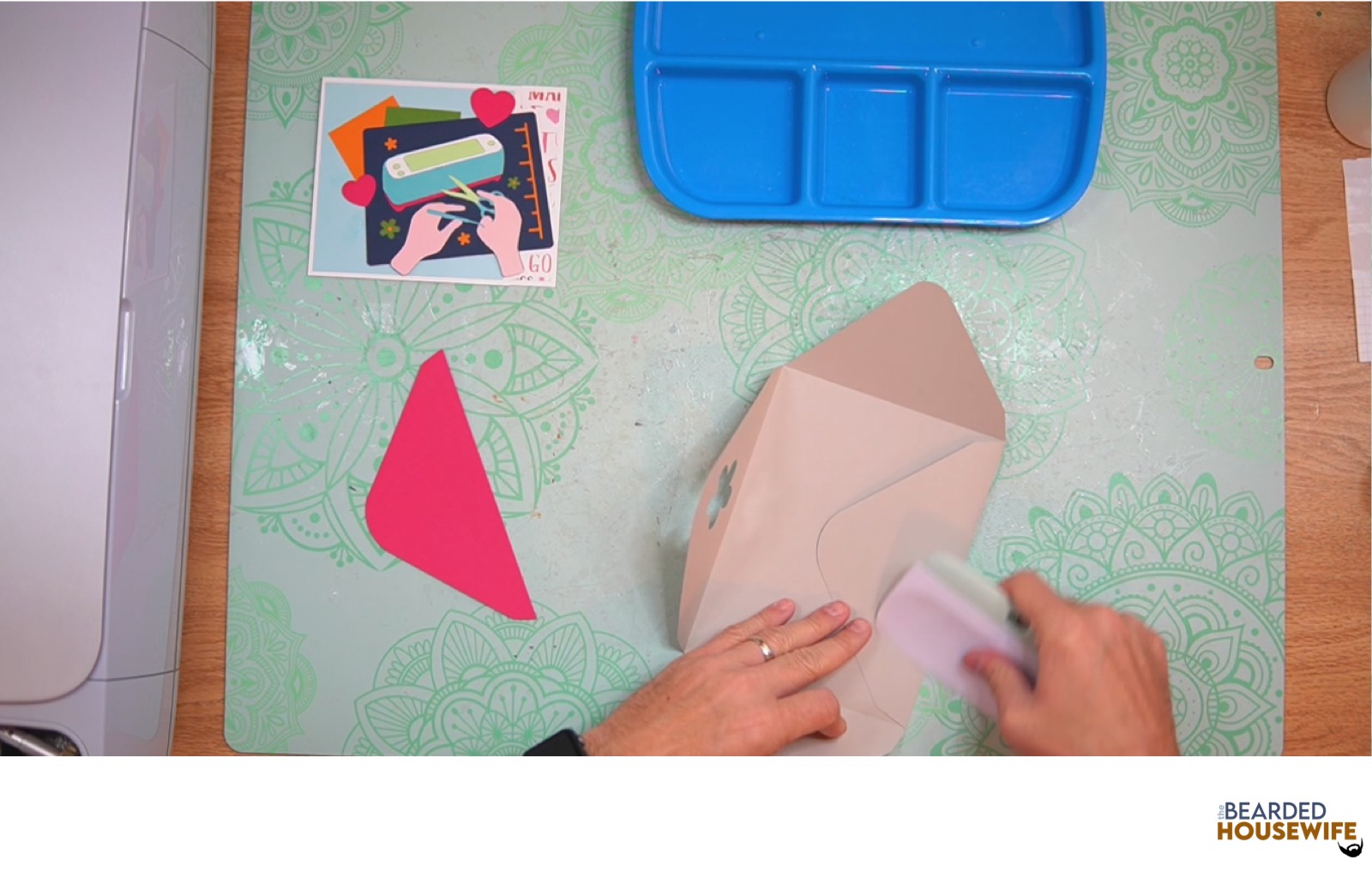 burnish with your scraper