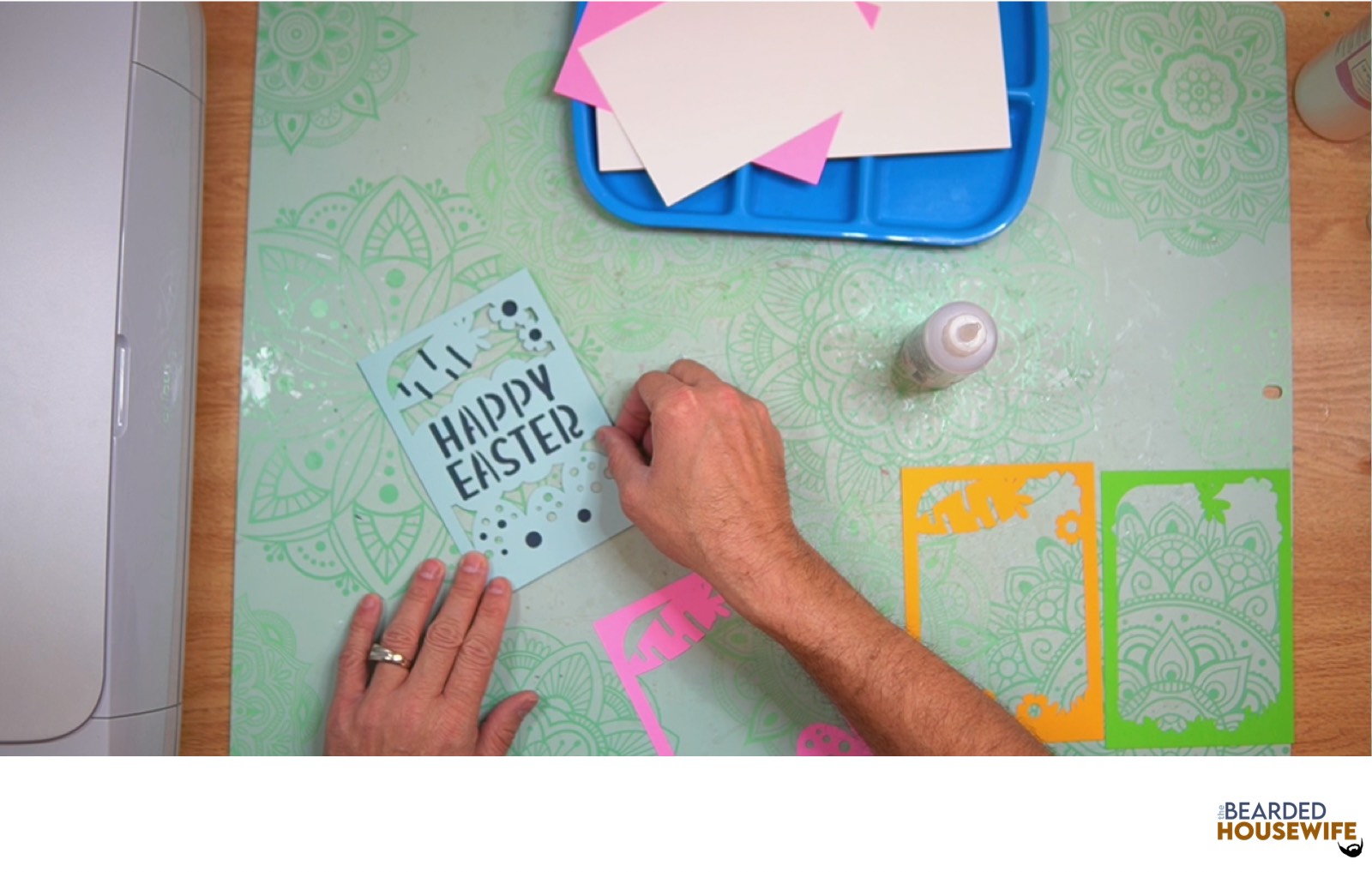 layer the front cover panel