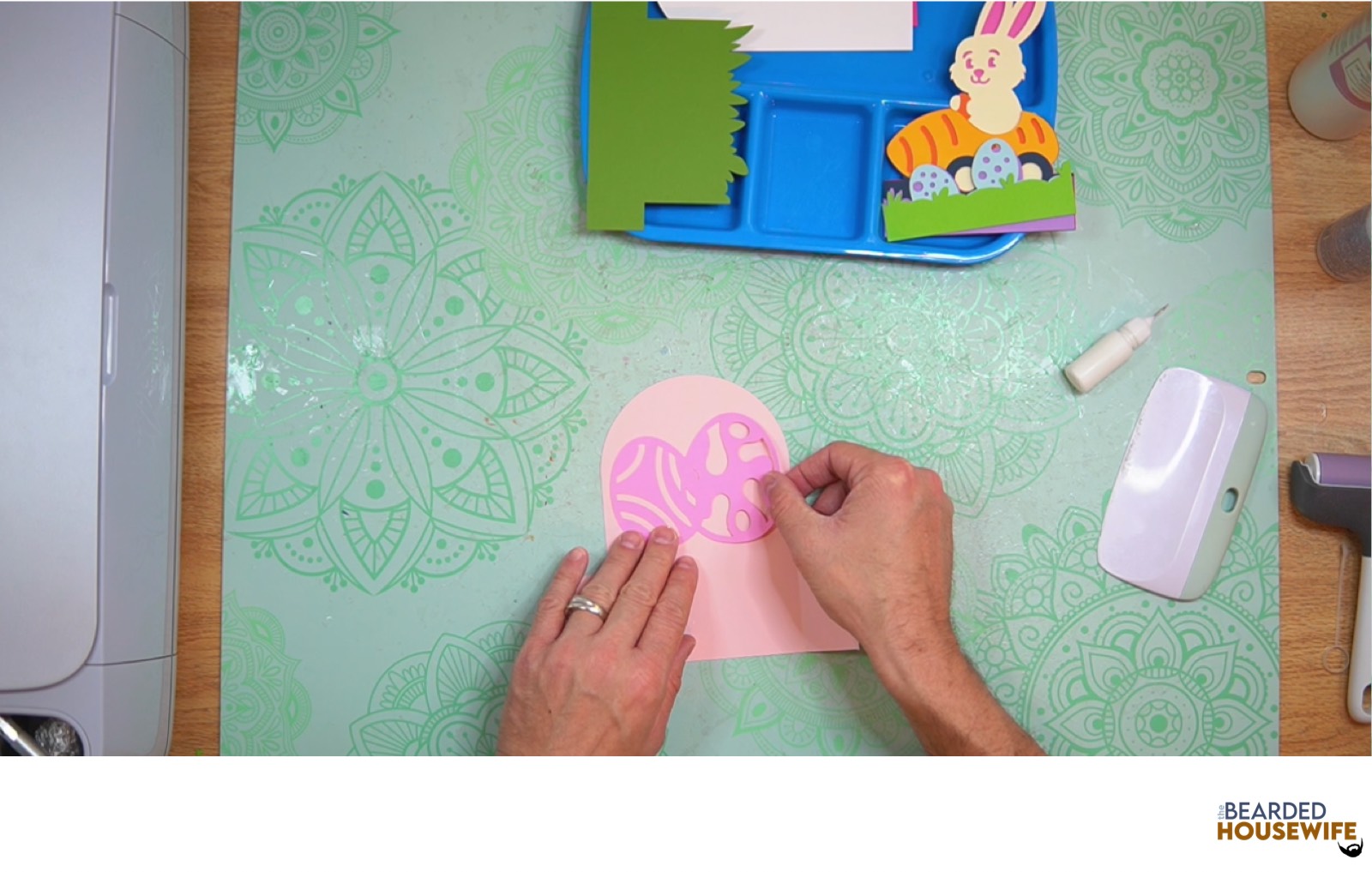 add the inside cover panel to the card