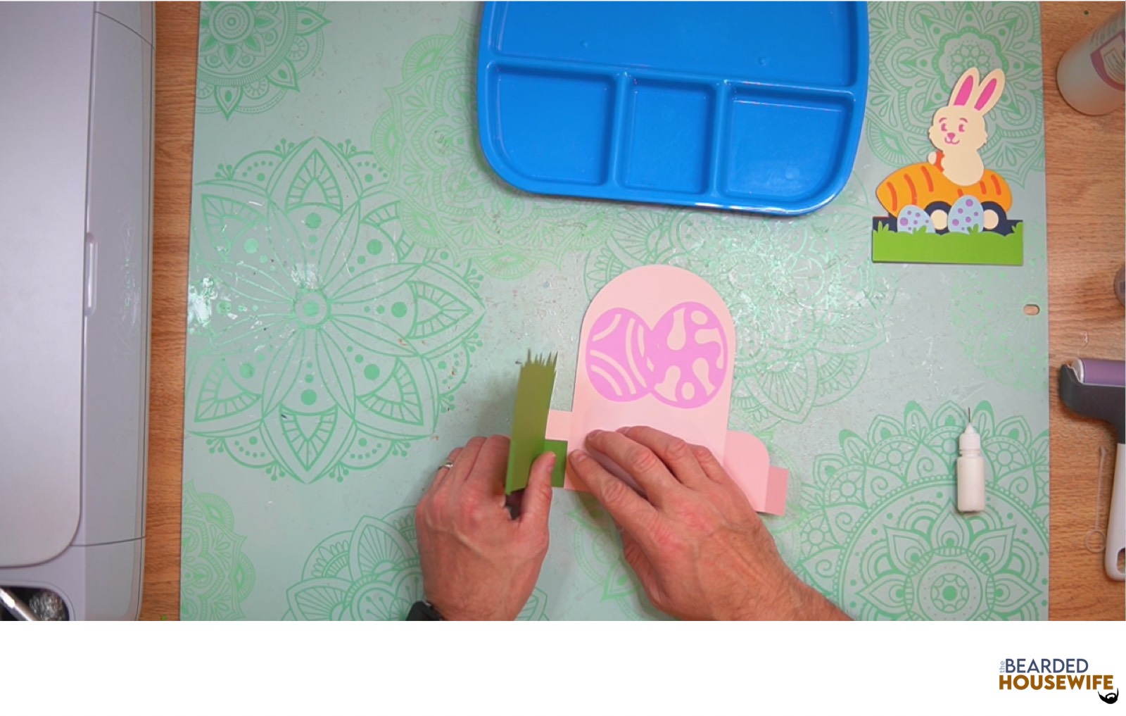 attach to the left side of the card base