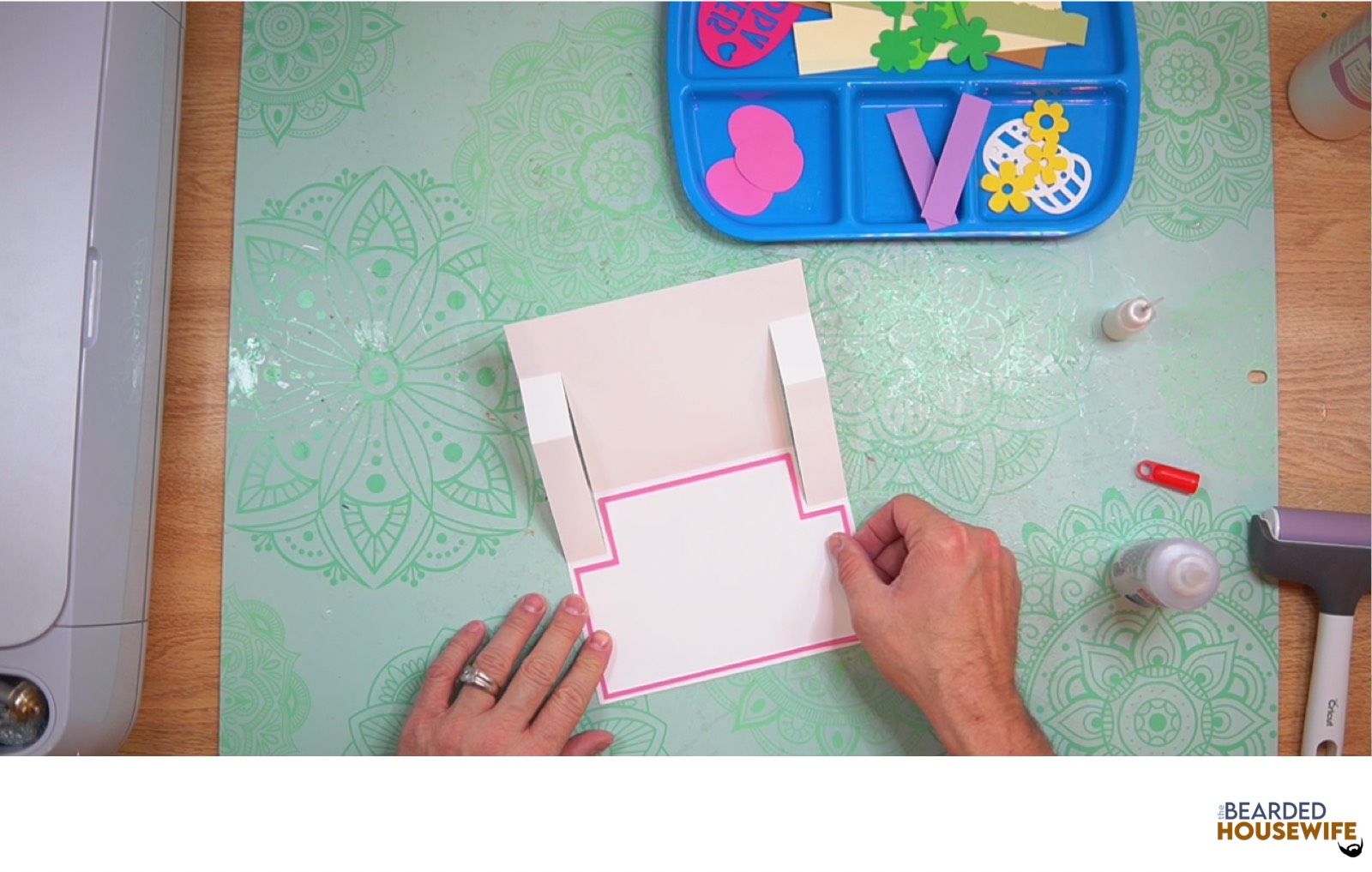 attach to the card base