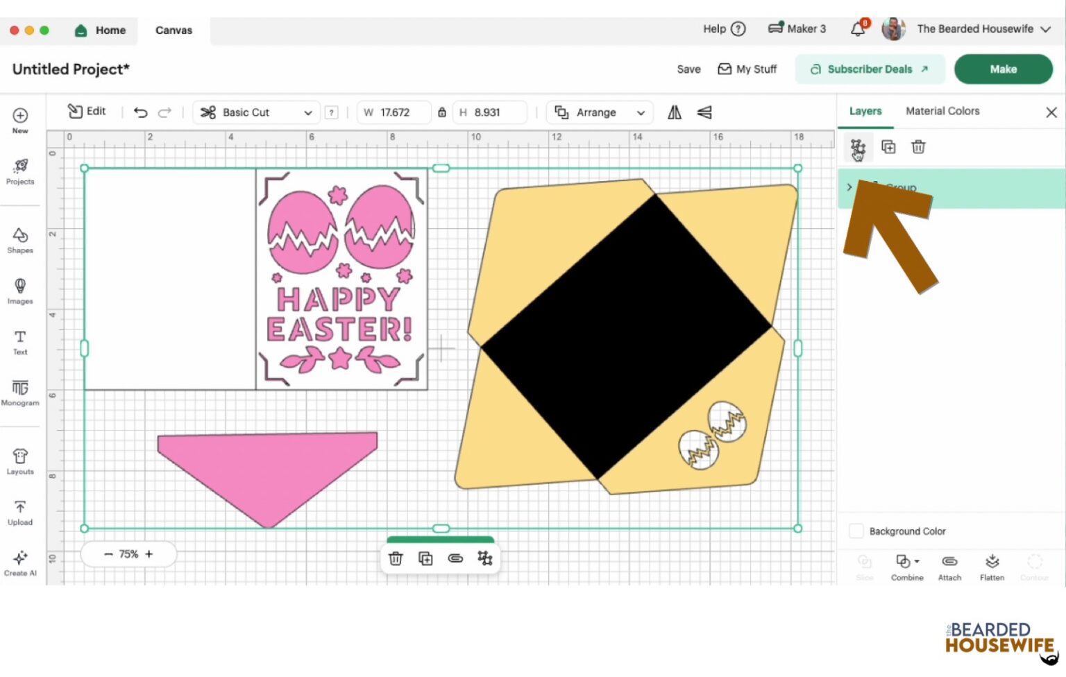 How to Make a Cute and Easy Insert Cards for Easter - The Bearded Housewife