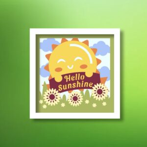 1026. Hello Sunshine Shadow Box