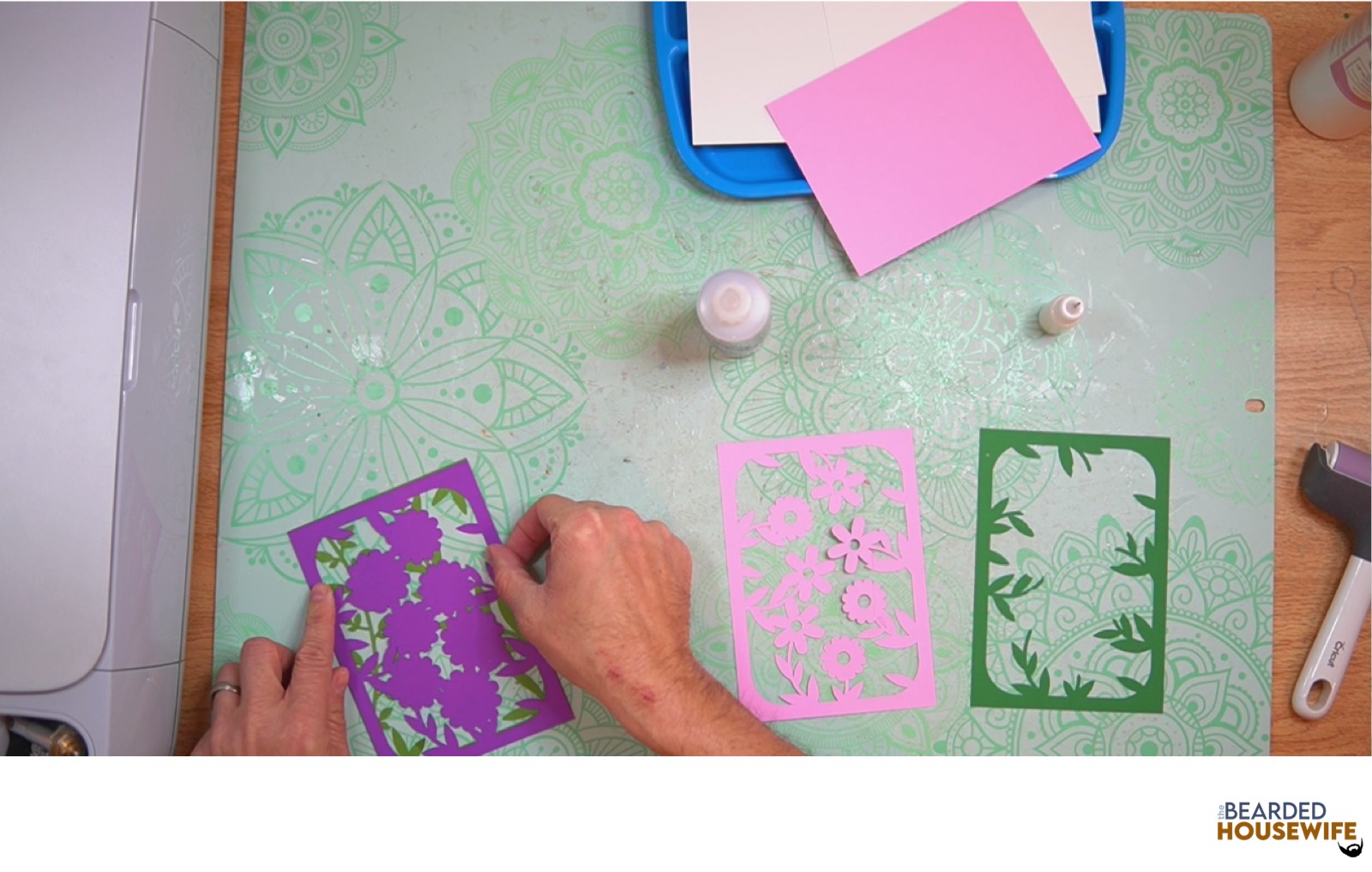 layer the front cover panel