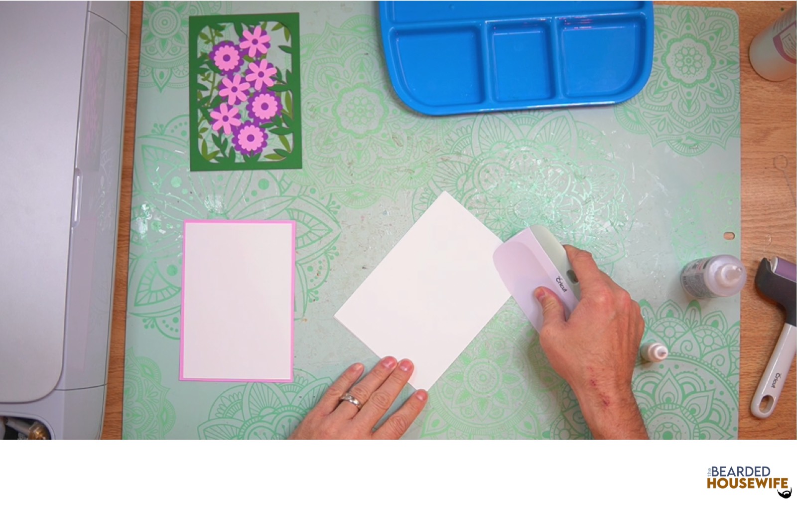 burnish with your scraper